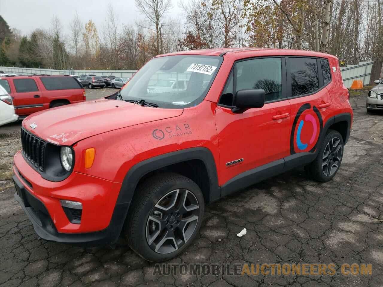 ZACNJDAB1MPN07786 JEEP RENEGADE 2021