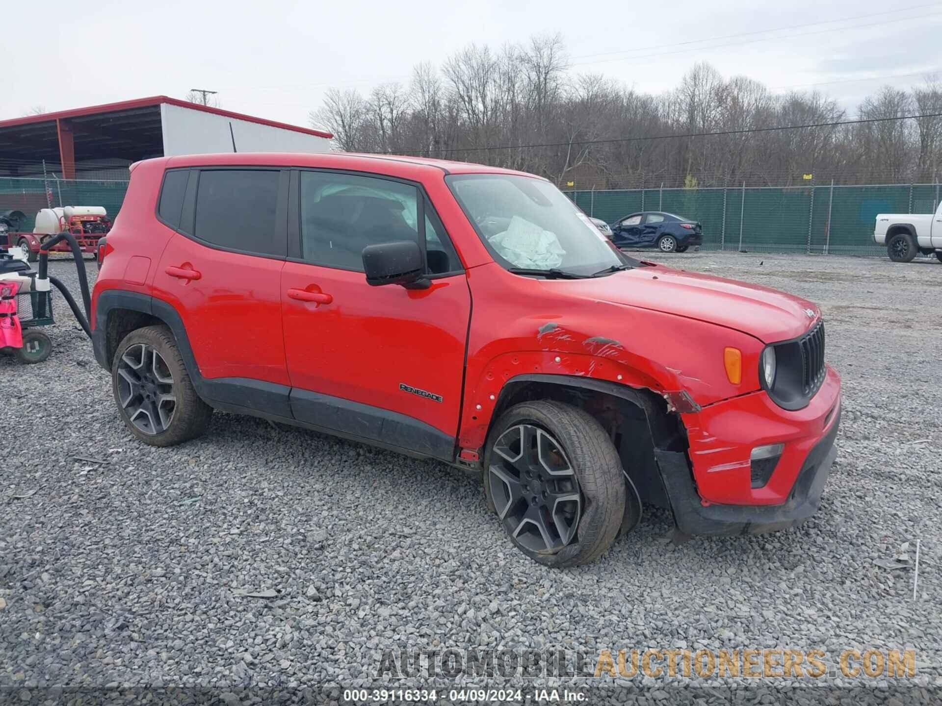 ZACNJDAB4MPM41461 JEEP RENEGADE 2021