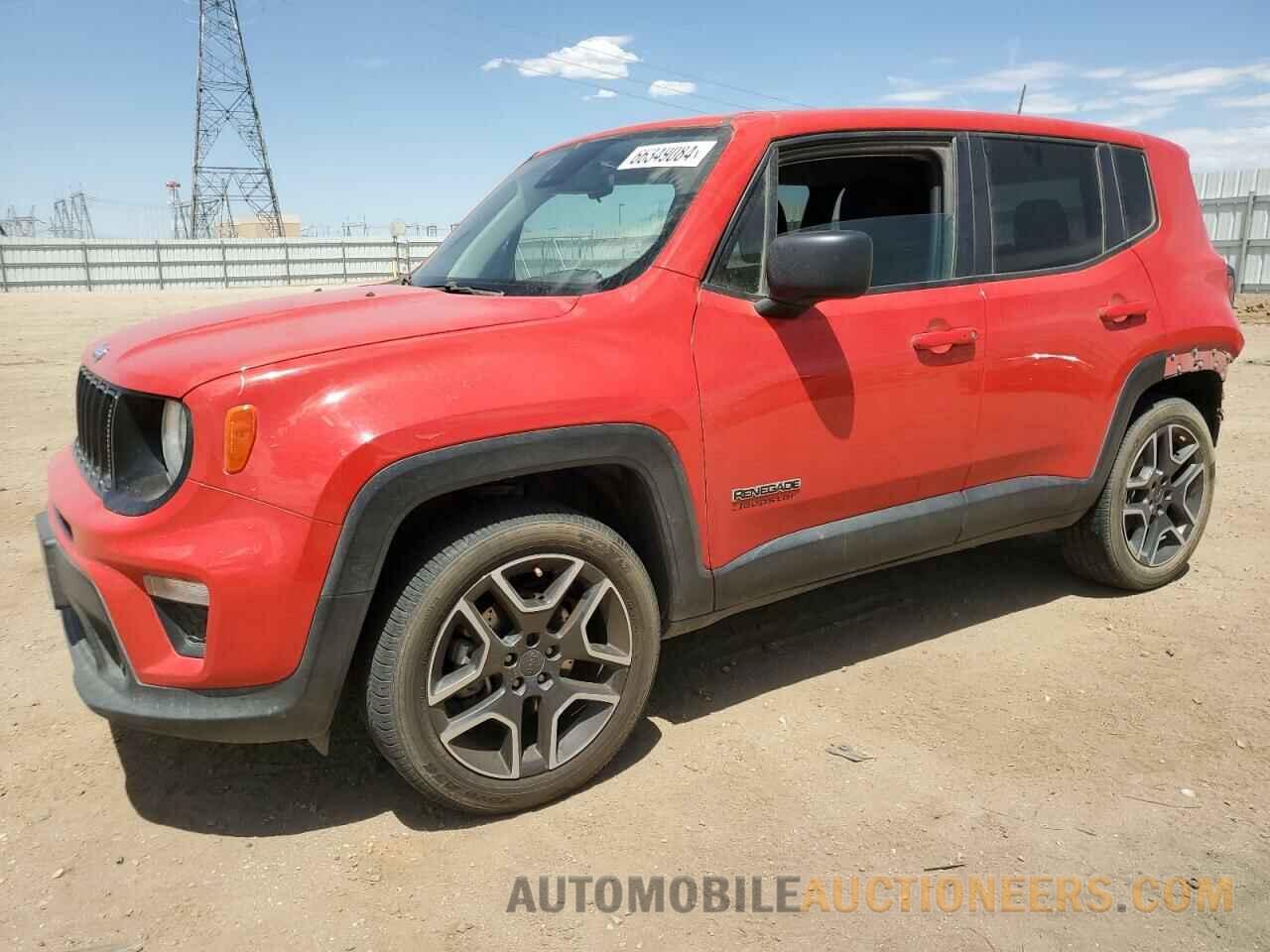 ZACNJDAB6MPM34124 JEEP RENEGADE 2021