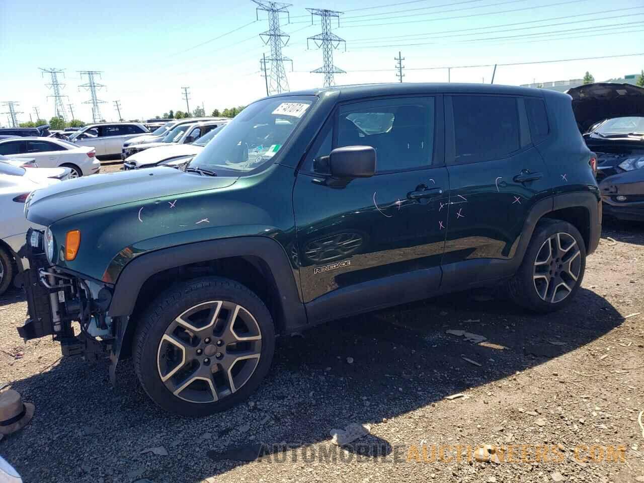 ZACNJDABXMPM13311 JEEP RENEGADE 2021