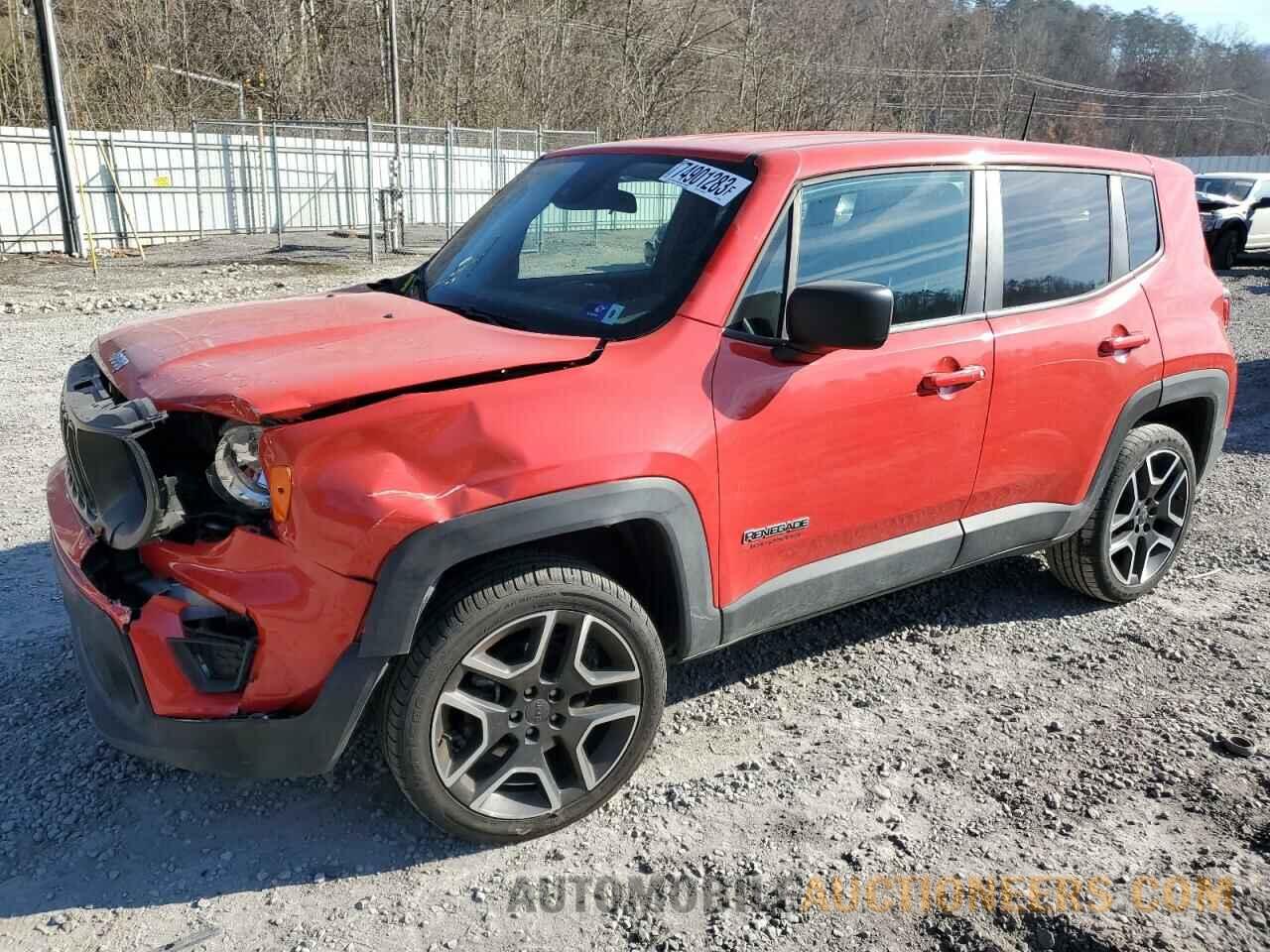 ZACNJDABXMPM36636 JEEP RENEGADE 2021