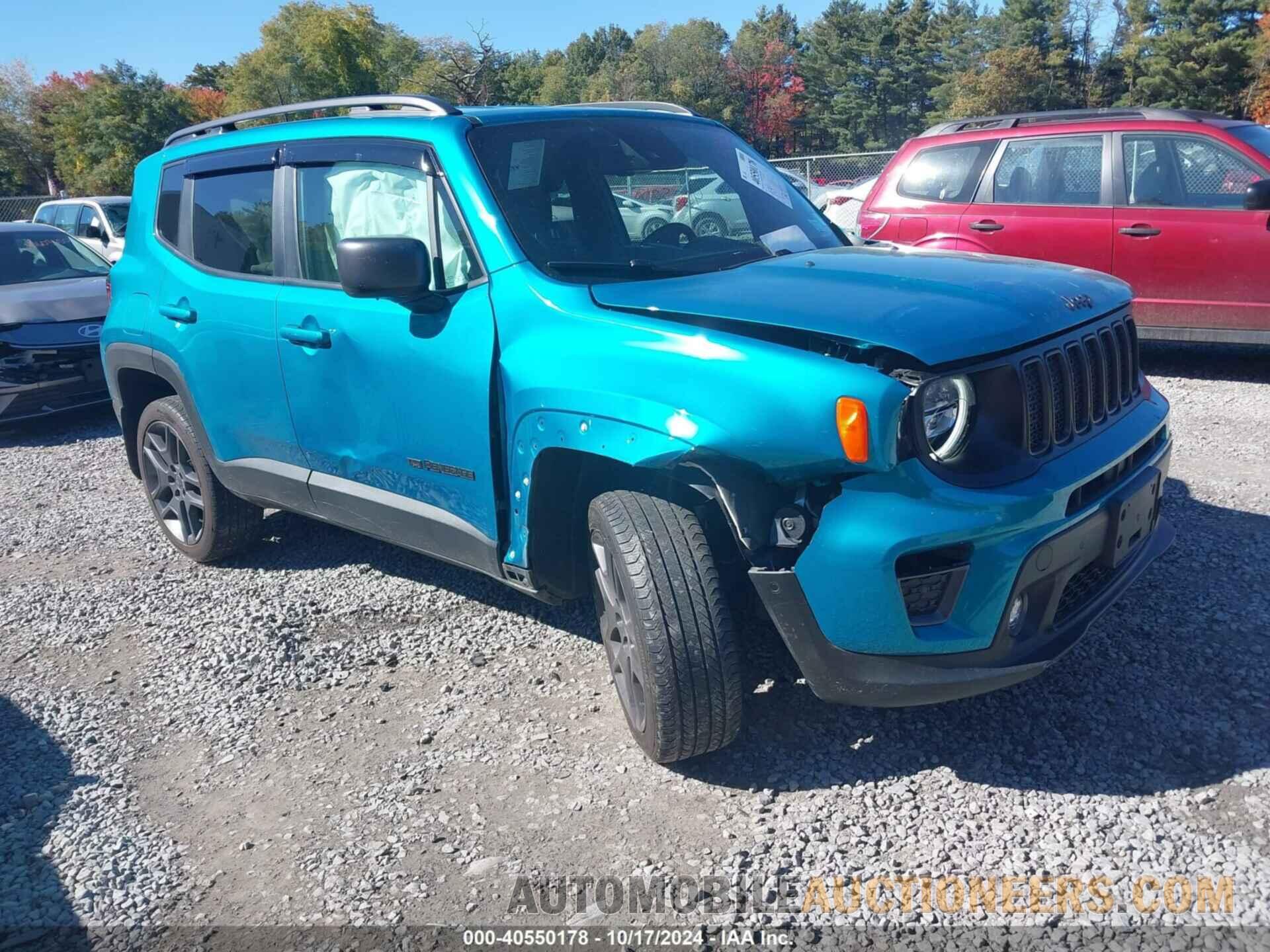 ZACNJDB10MPM74186 JEEP RENEGADE 2021