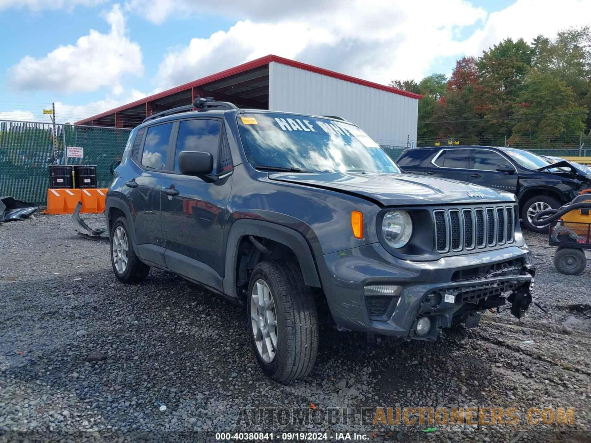 ZACNJDB10NPN44724 JEEP RENEGADE 2022