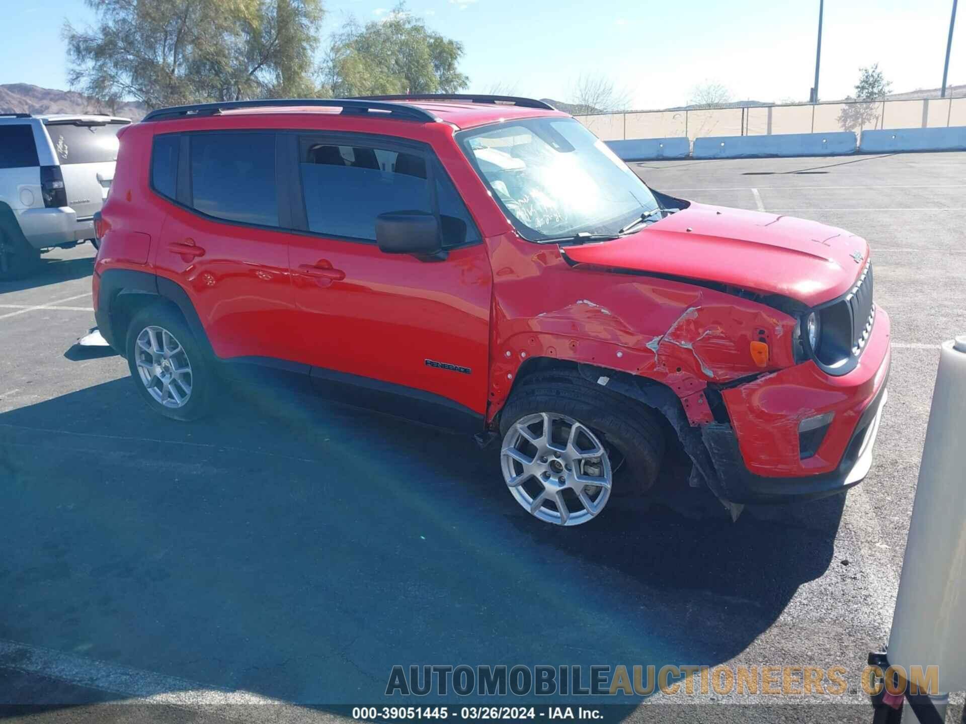 ZACNJDB10NPN63578 JEEP RENEGADE 2022