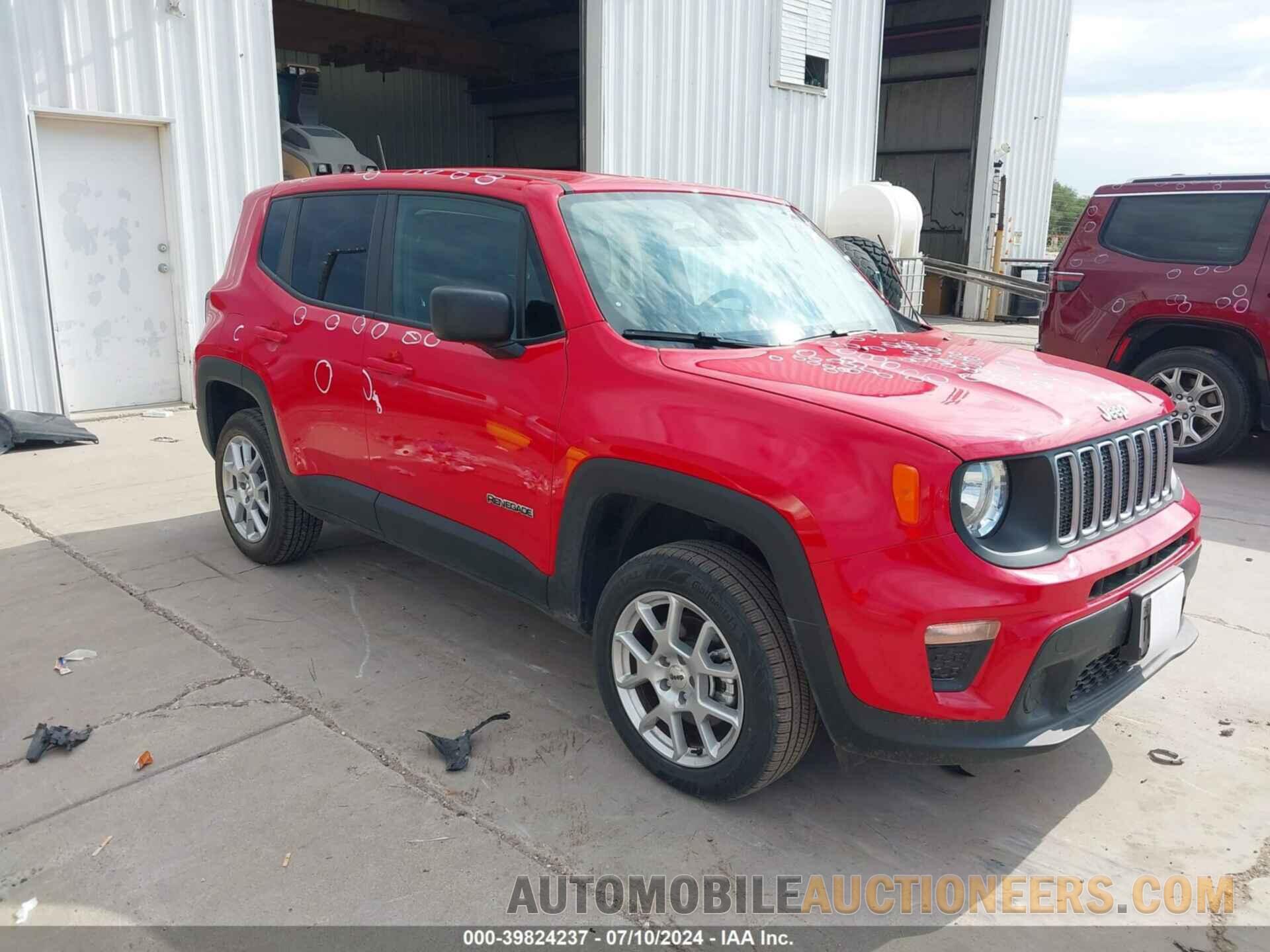 ZACNJDB10PPP70622 JEEP RENEGADE 2023