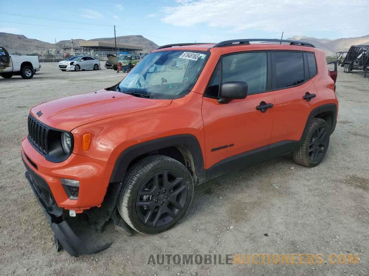 ZACNJDB11MPM91885 JEEP RENEGADE 2021