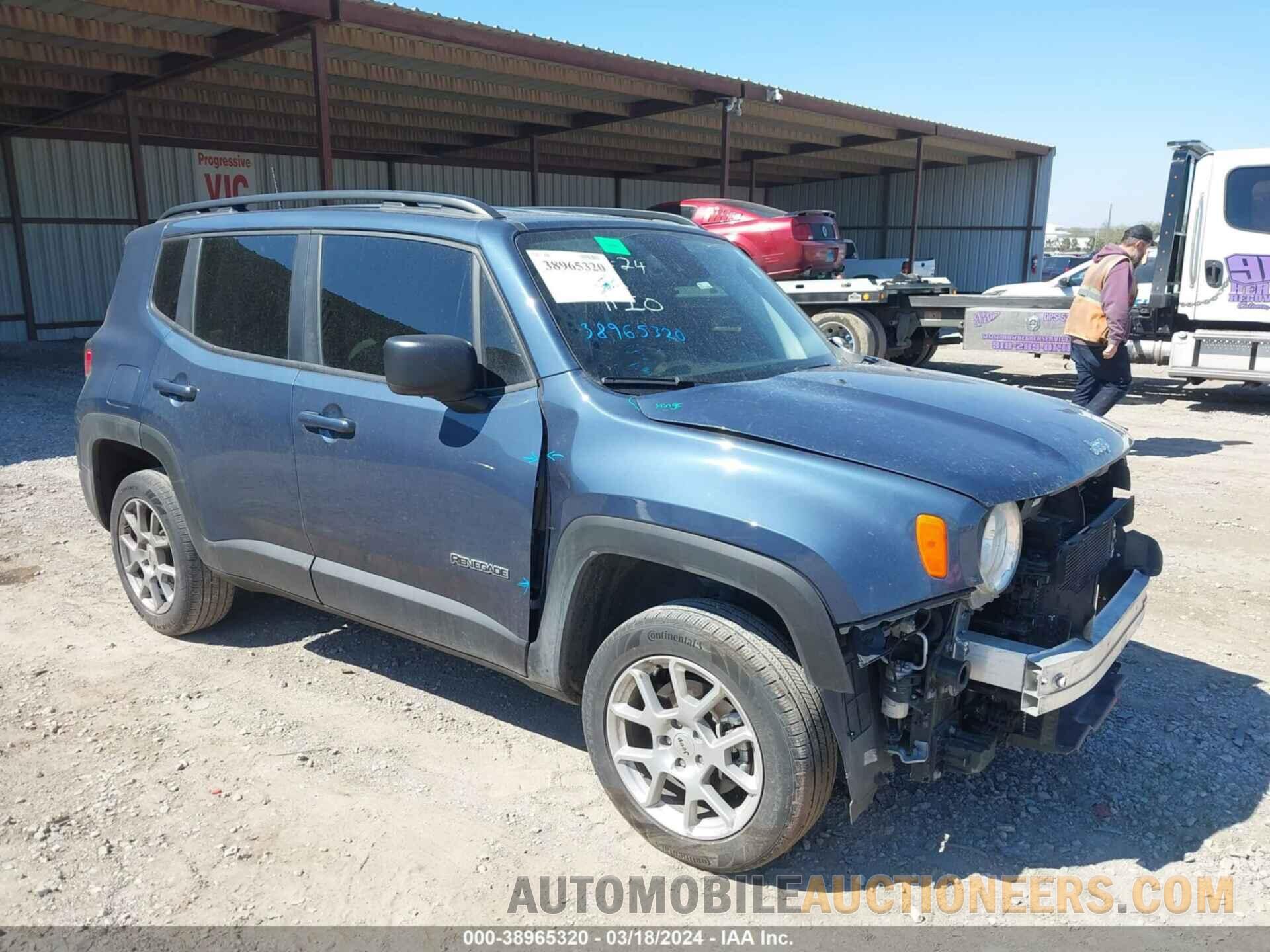 ZACNJDB11NPN96587 JEEP RENEGADE 2022