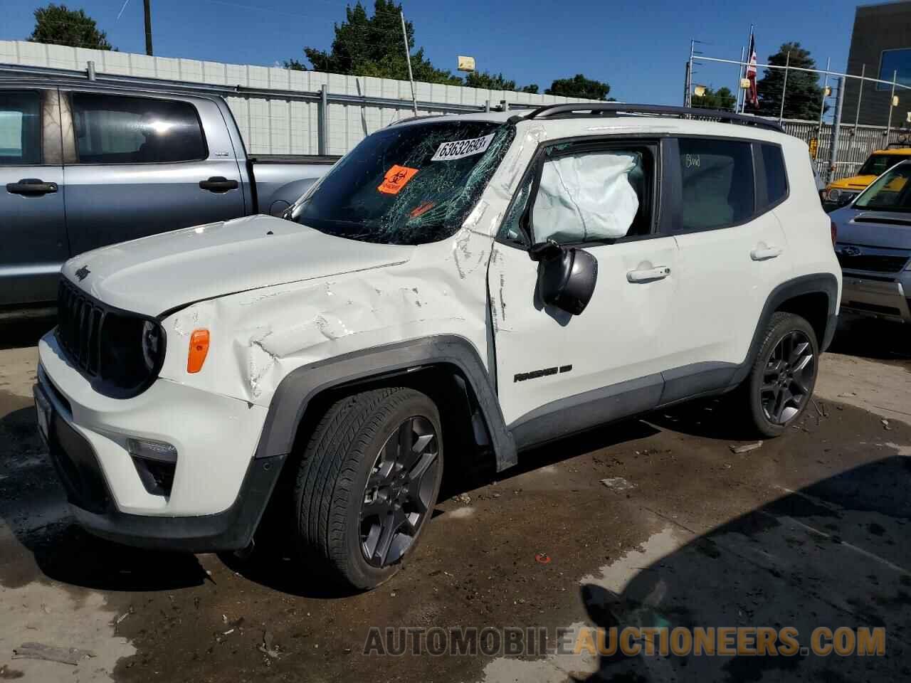 ZACNJDB12MPM70706 JEEP RENEGADE 2021