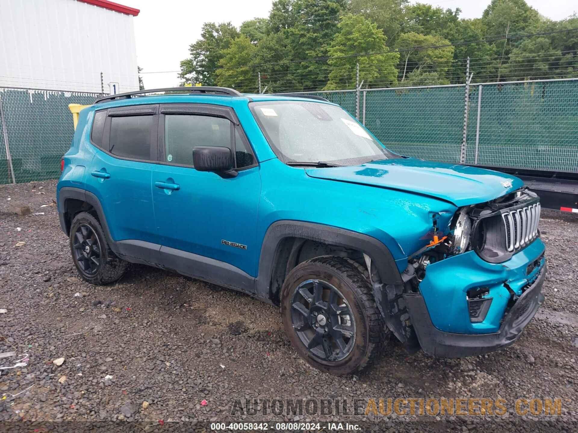 ZACNJDB13NPN77474 JEEP RENEGADE 2022