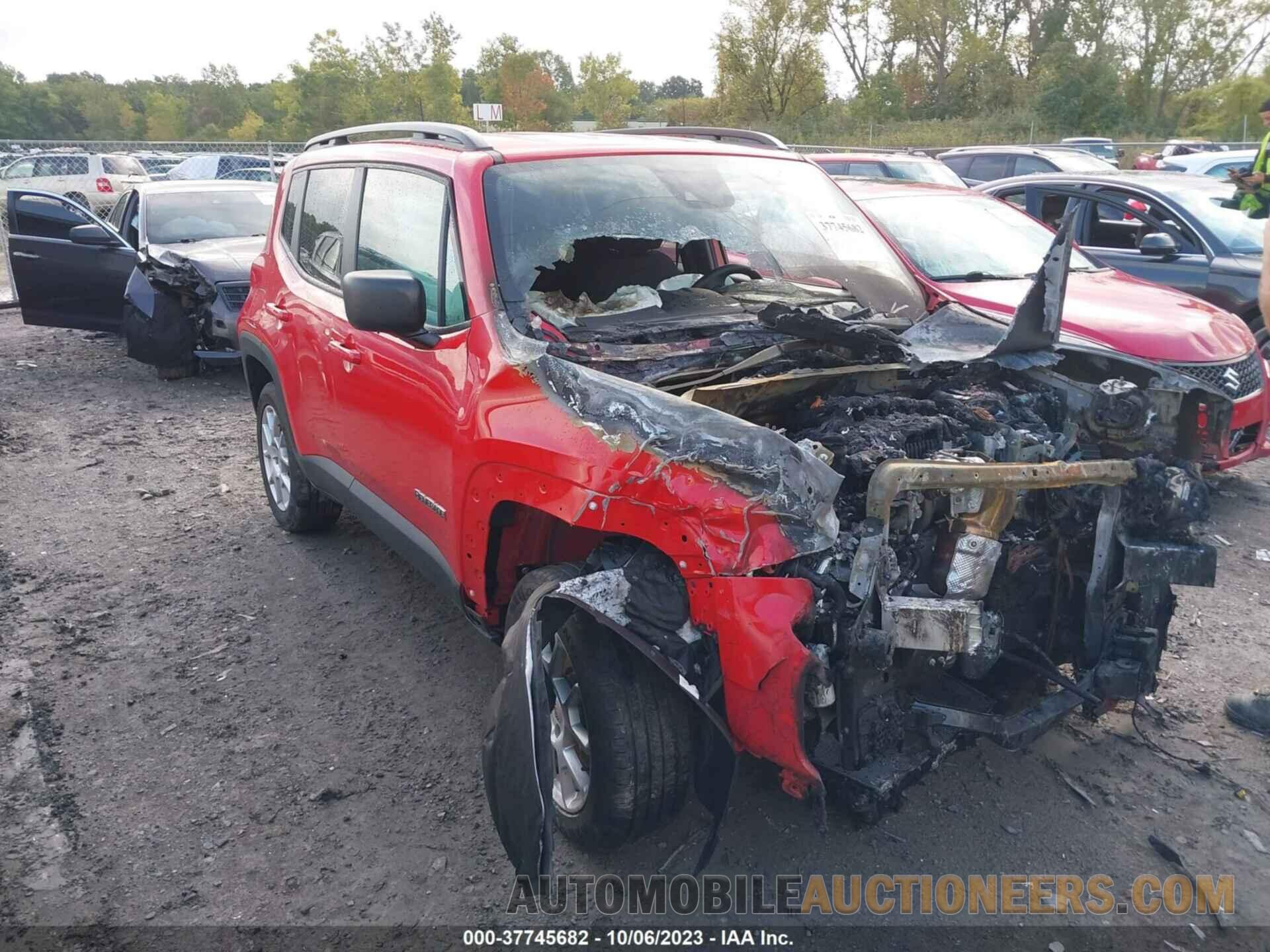 ZACNJDB14NPN53846 JEEP RENEGADE 2022