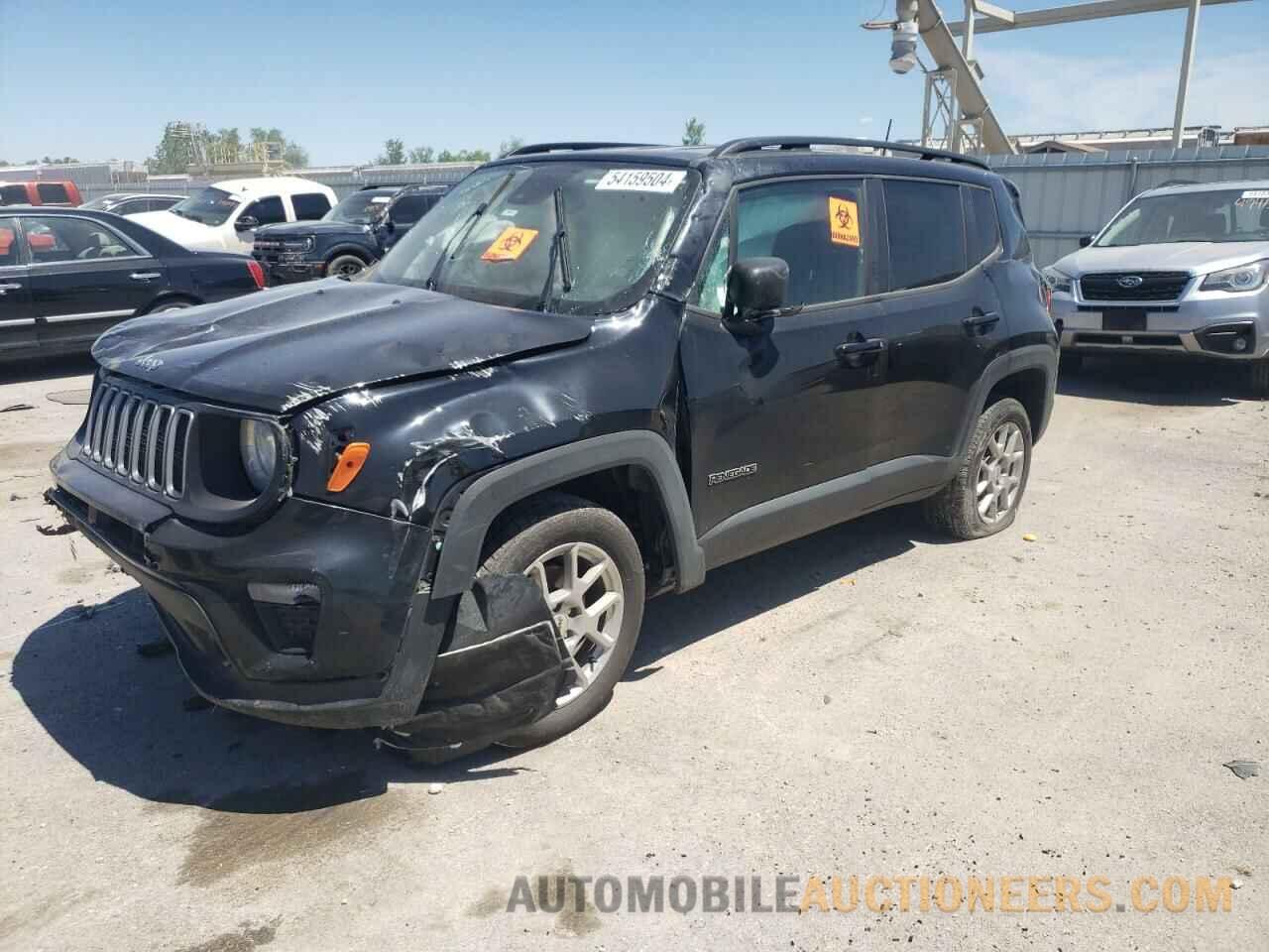 ZACNJDB14NPN72431 JEEP RENEGADE 2022