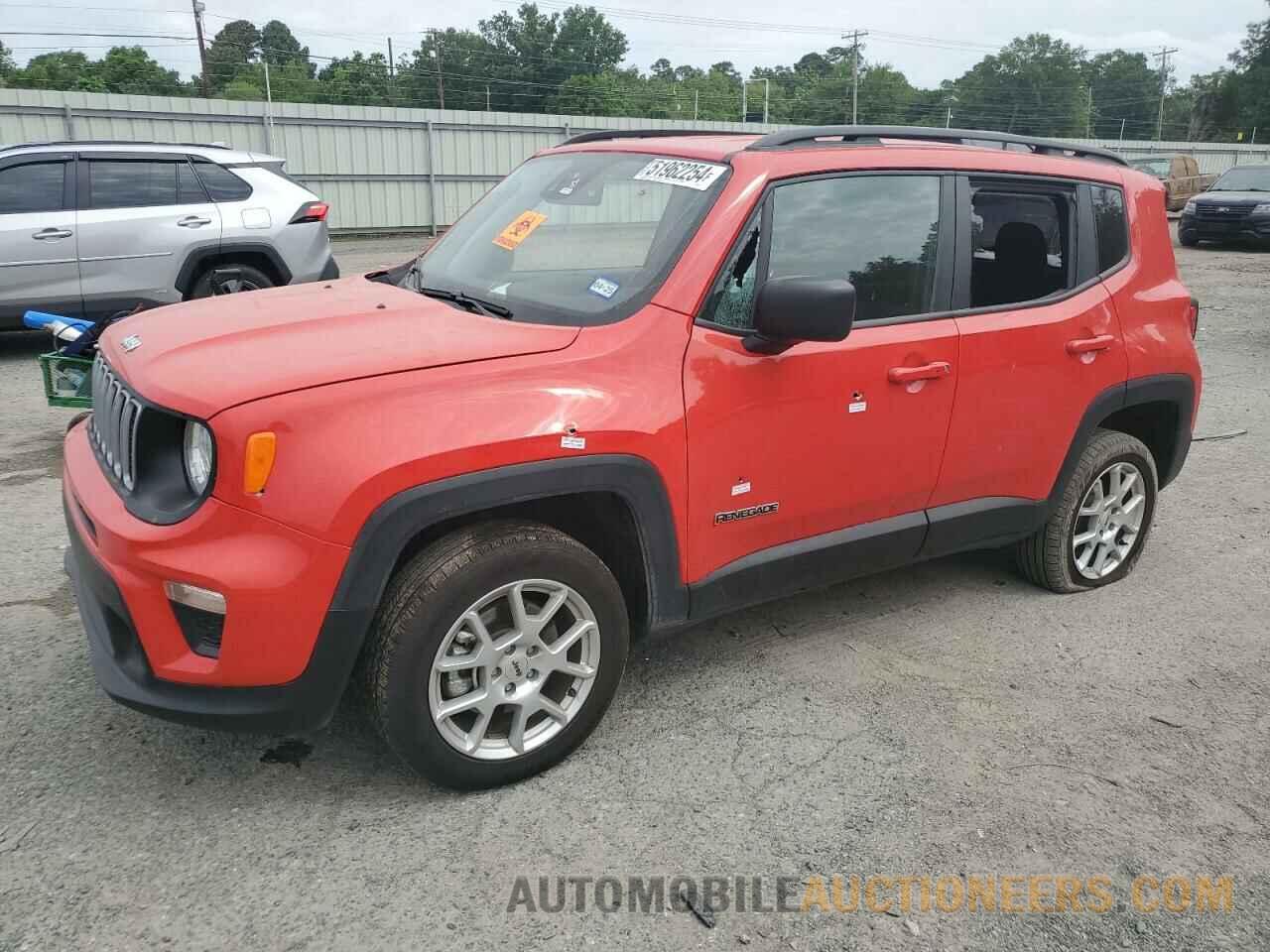 ZACNJDB14NPN87057 JEEP RENEGADE 2022