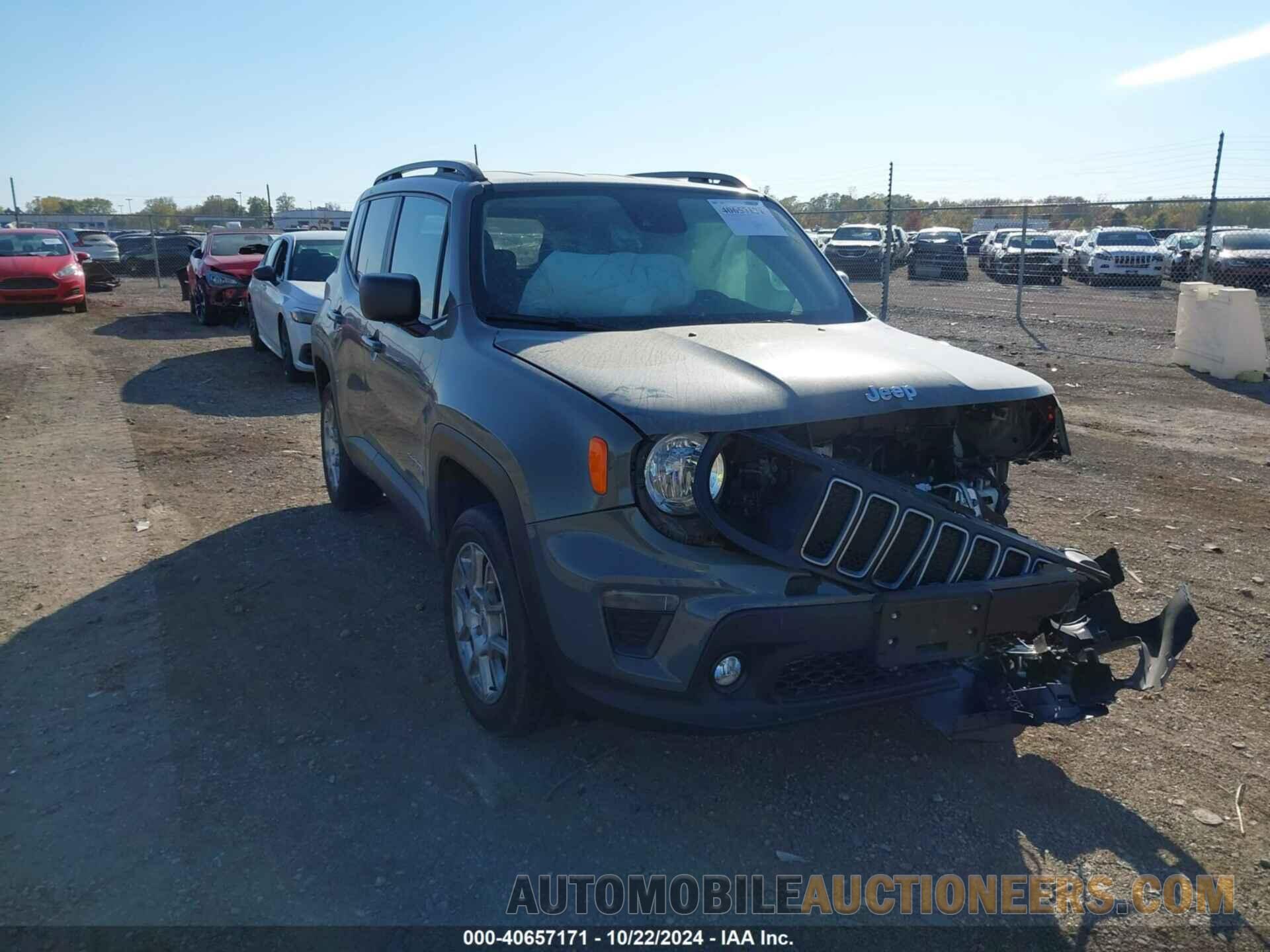 ZACNJDB14NPN90962 JEEP RENEGADE 2022