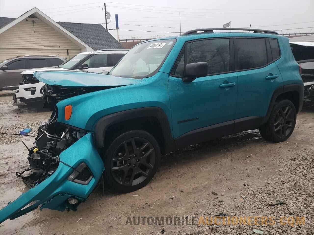 ZACNJDB15MPM63572 JEEP RENEGADE 2021