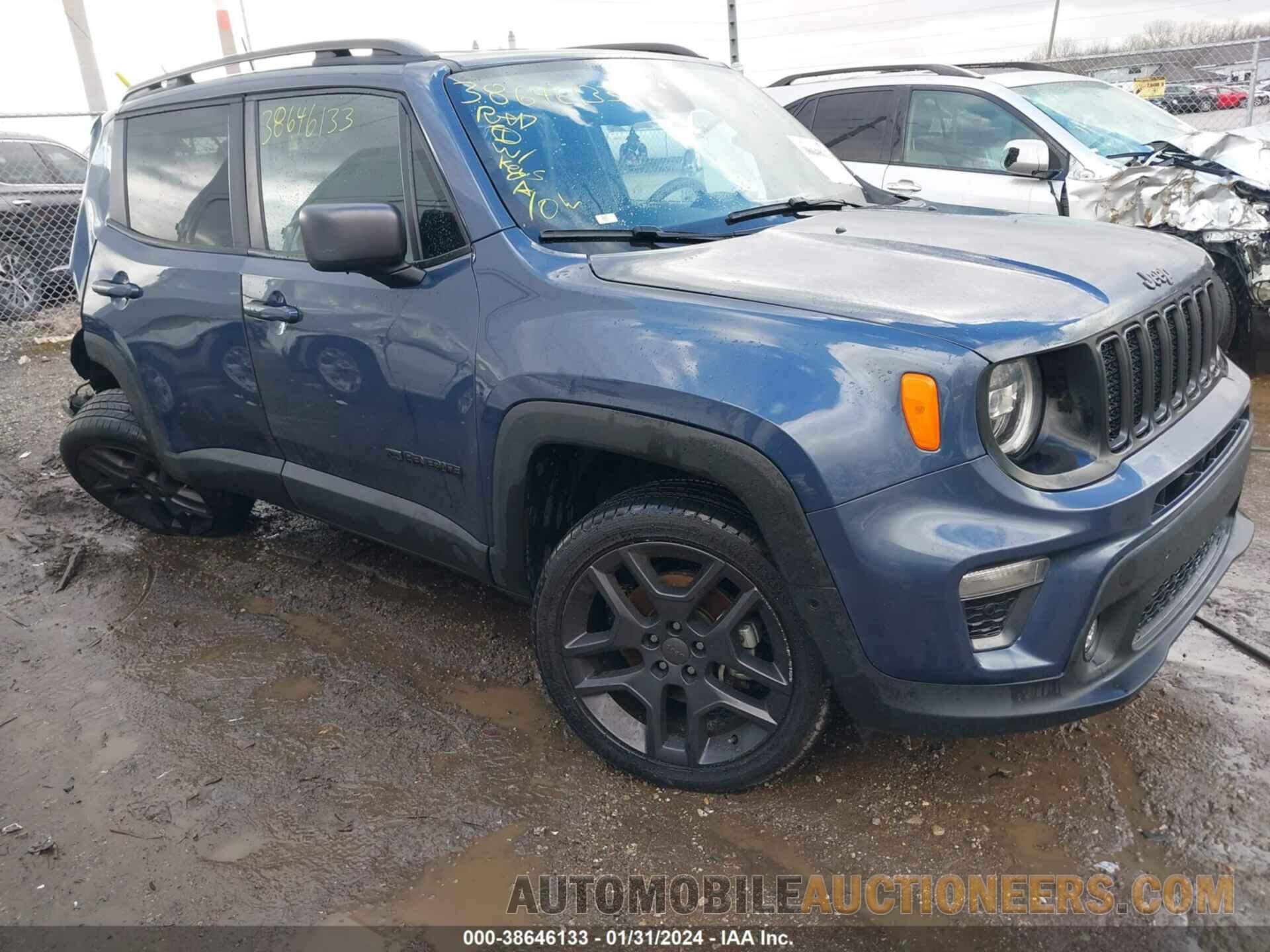 ZACNJDB15MPN31742 JEEP RENEGADE 2021