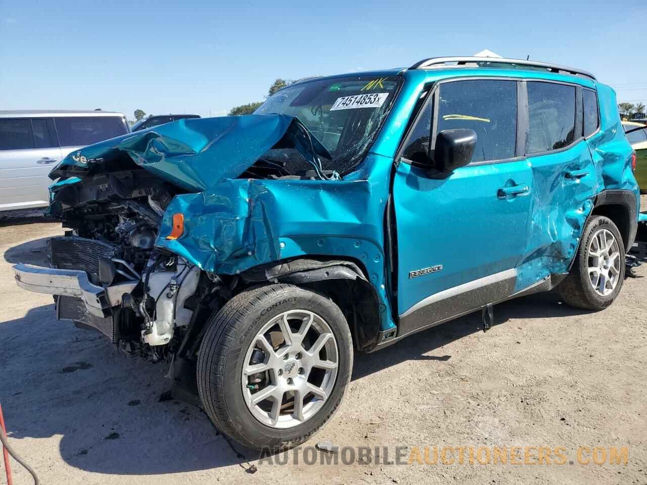 ZACNJDB15NPN46615 JEEP RENEGADE 2022