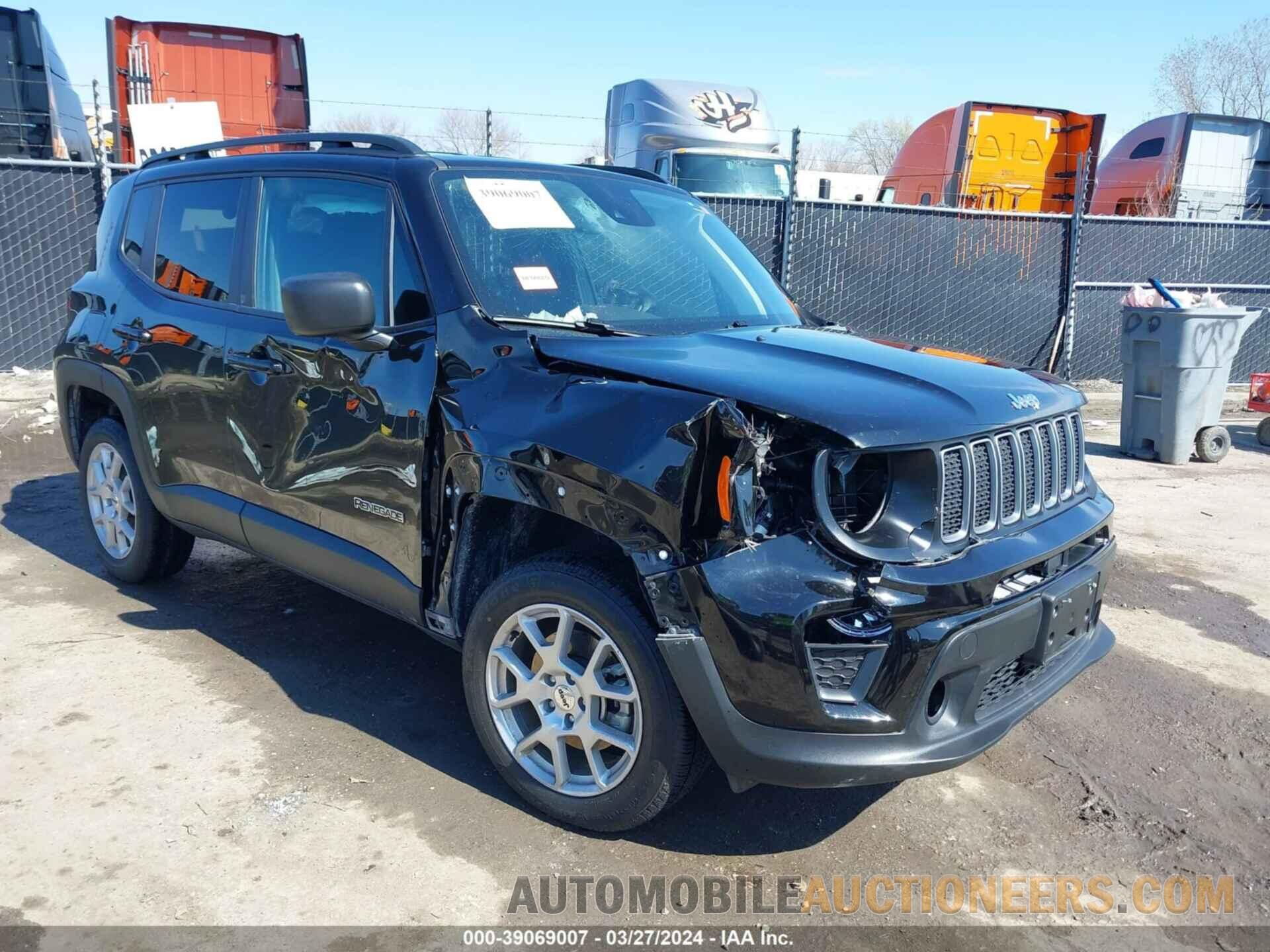 ZACNJDB15NPN51555 JEEP RENEGADE 2022