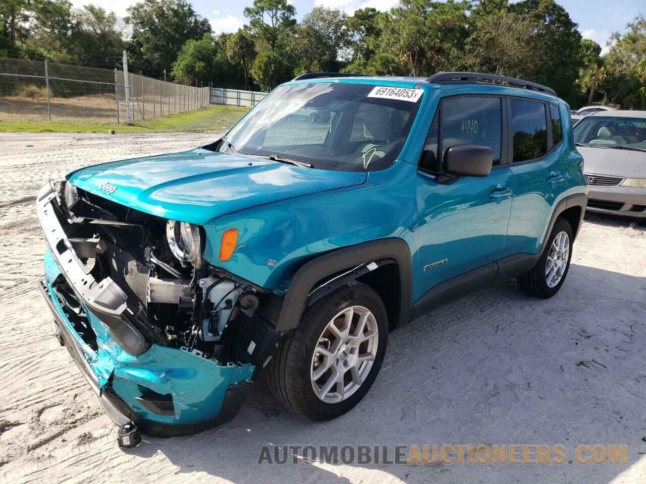 ZACNJDB15NPN54018 JEEP RENEGADE 2022