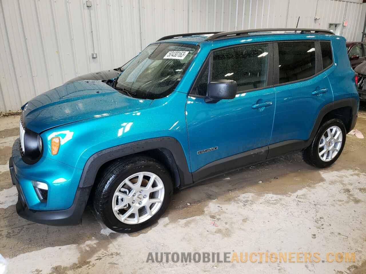 ZACNJDB15NPN58554 JEEP RENEGADE 2022