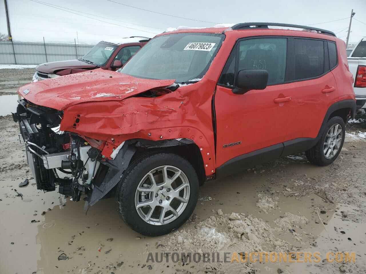 ZACNJDB15NPN61907 JEEP RENEGADE 2022