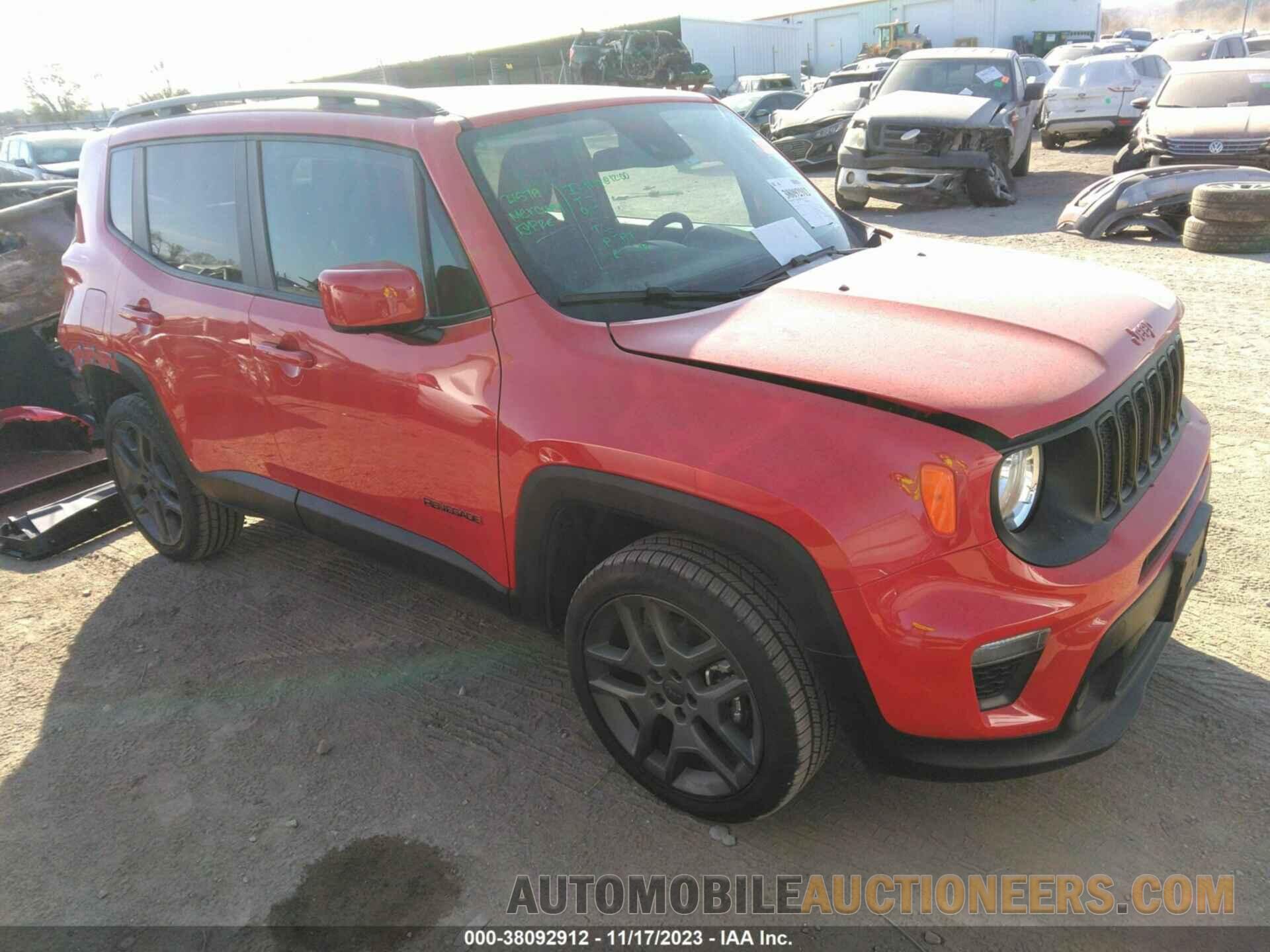 ZACNJDB15NPN90369 JEEP RENEGADE 2022