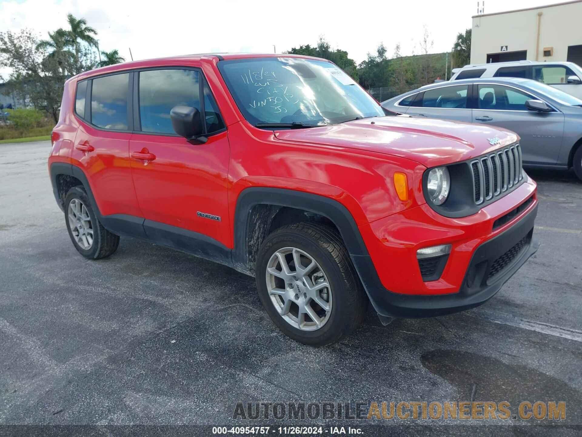 ZACNJDB15PPP65013 JEEP RENEGADE 2023