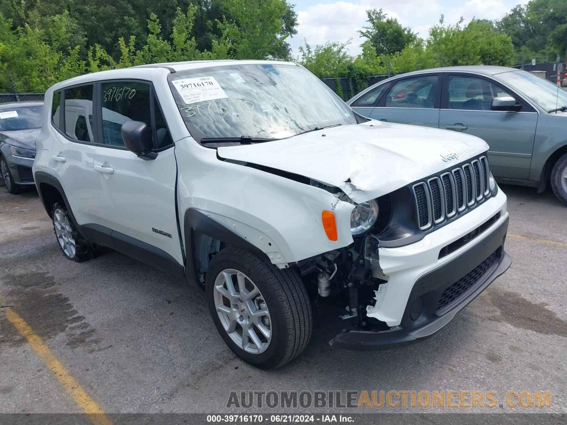 ZACNJDB16PPP62685 JEEP RENEGADE 2023