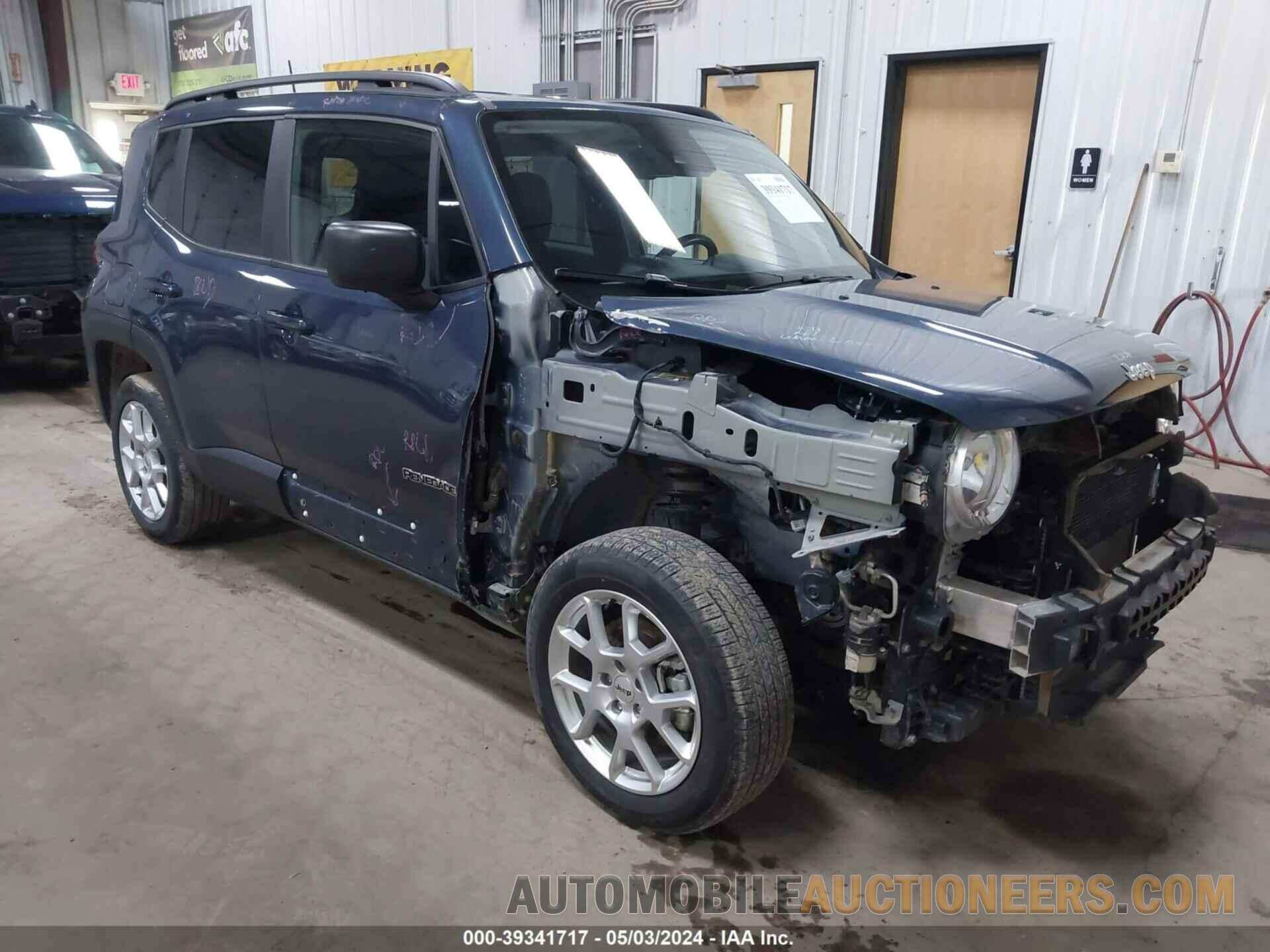 ZACNJDB17NPN50424 JEEP RENEGADE 2022