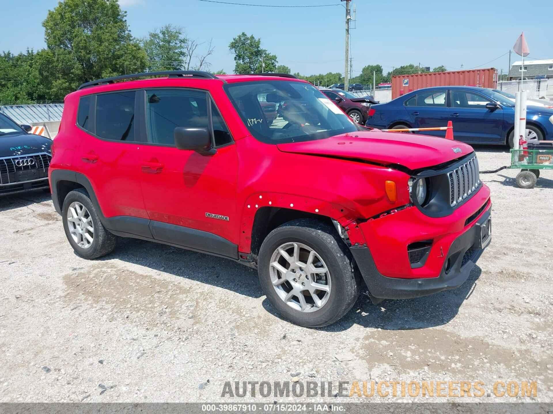 ZACNJDB17NPN61973 JEEP RENEGADE 2022