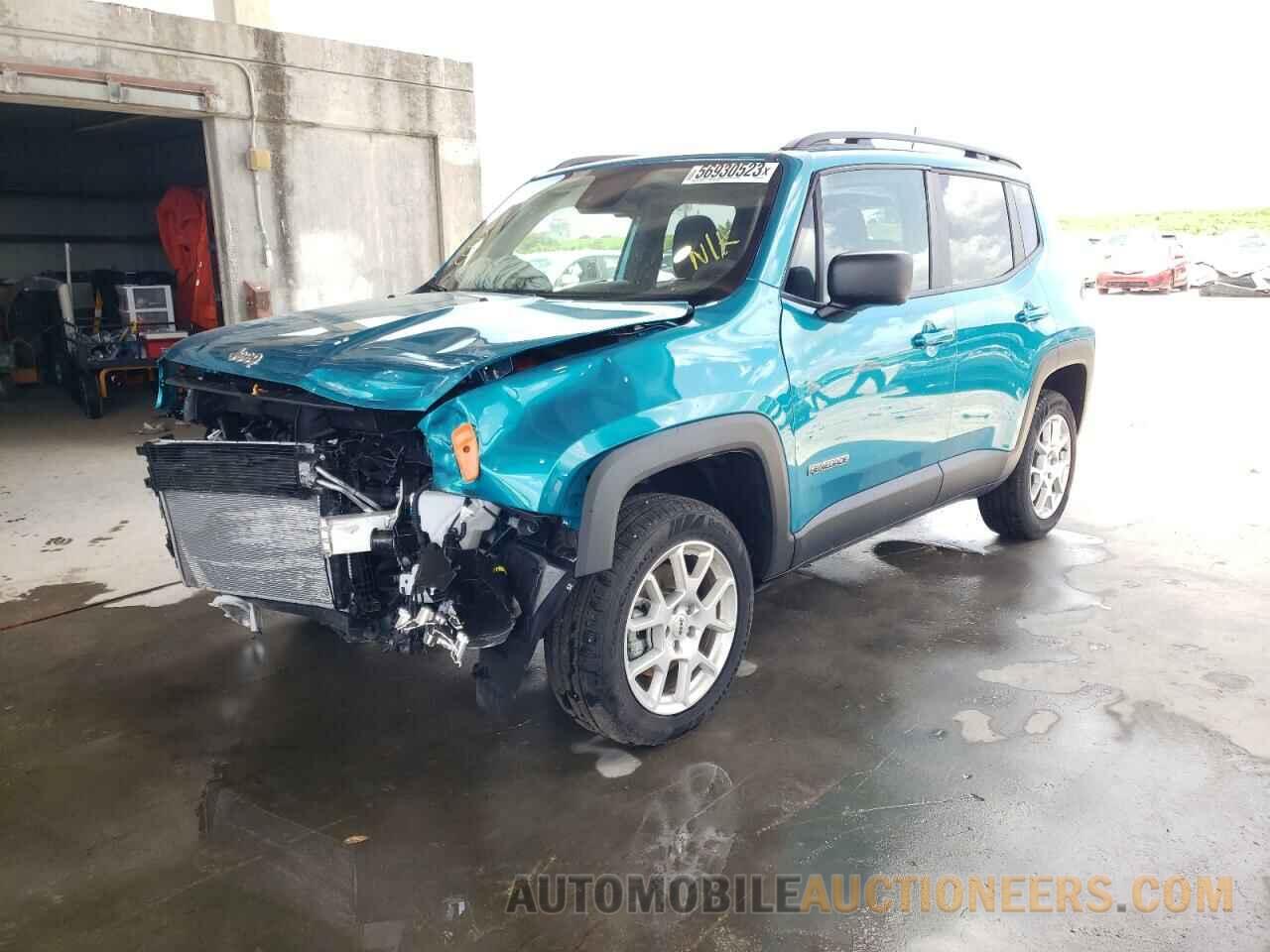 ZACNJDB17NPN87215 JEEP RENEGADE 2022