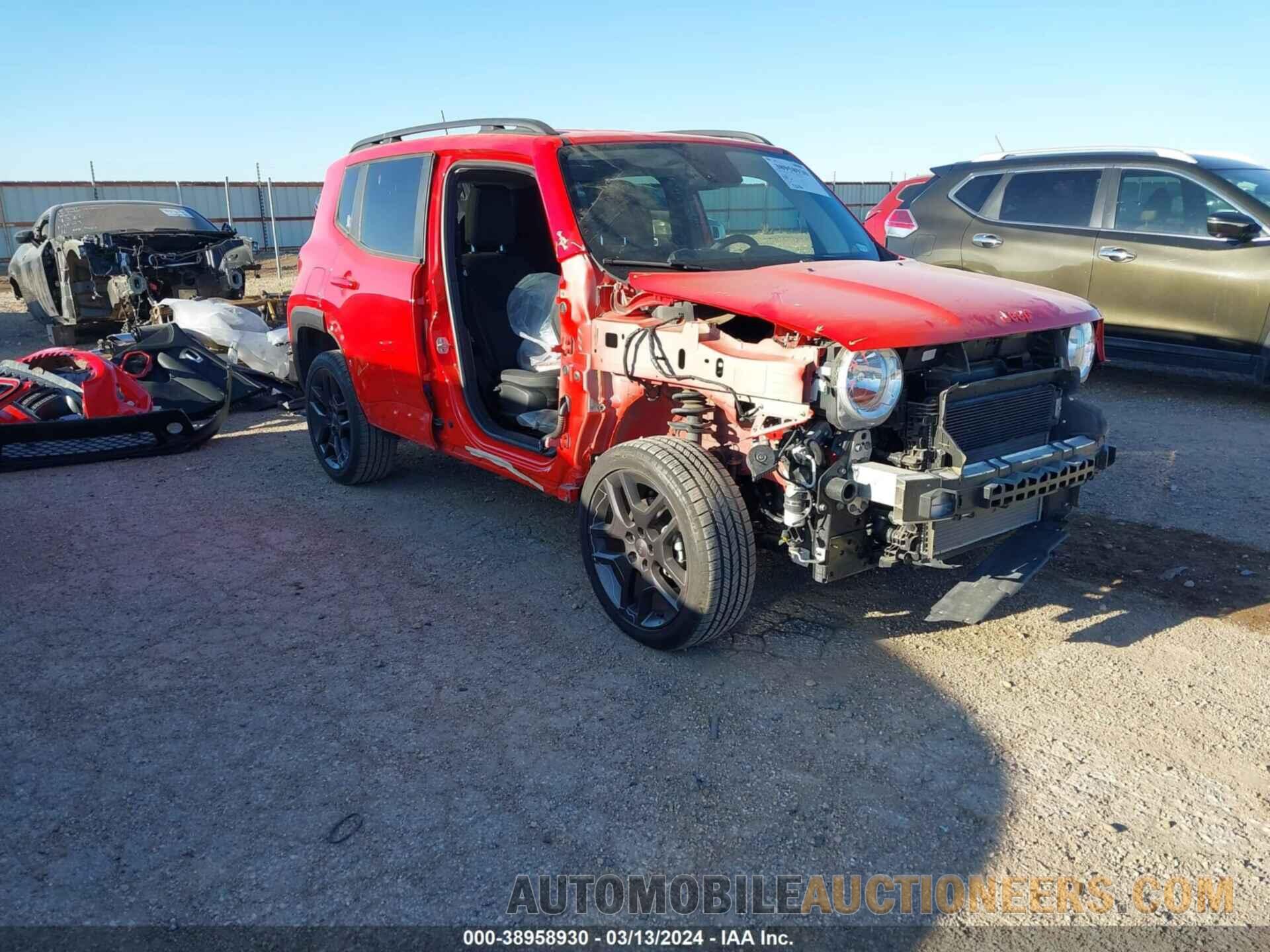 ZACNJDB17NPN93936 JEEP RENEGADE 2022