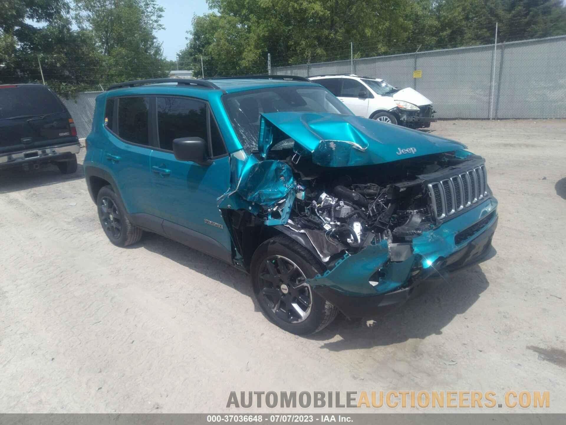 ZACNJDB18NPN43210 JEEP RENEGADE 2022