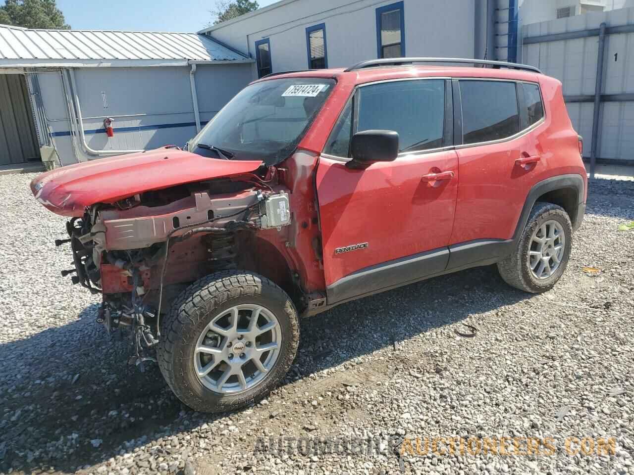 ZACNJDB18NPN54501 JEEP RENEGADE 2022