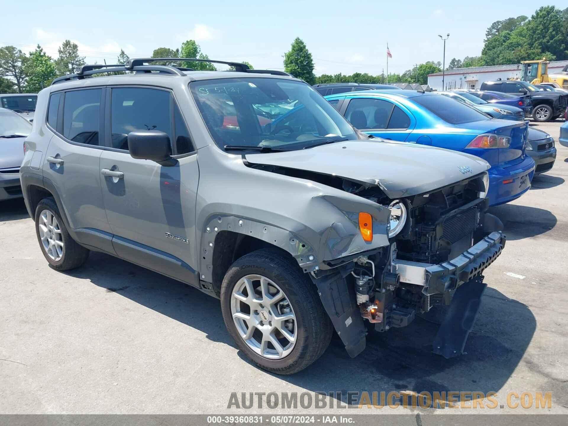 ZACNJDB18NPN57737 JEEP RENEGADE 2022