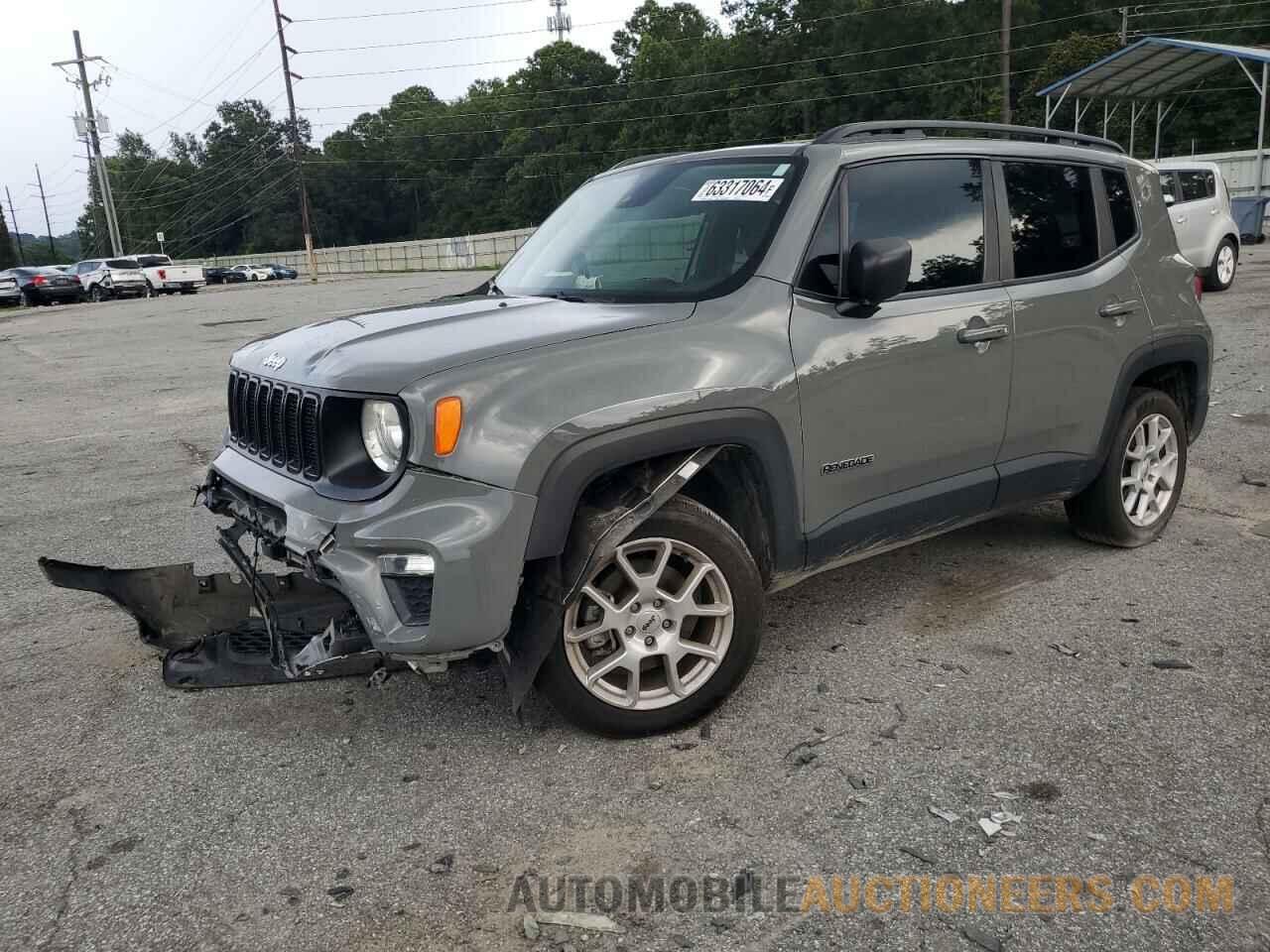 ZACNJDB18NPN70844 JEEP RENEGADE 2022