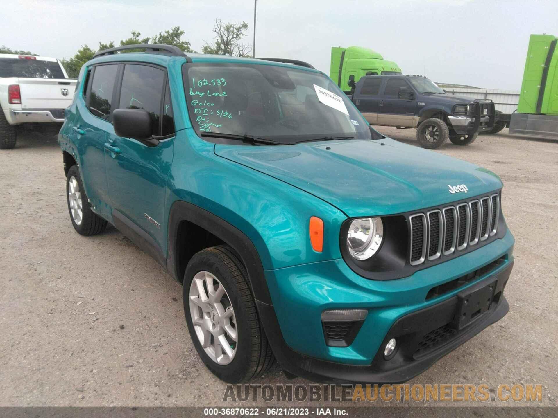 ZACNJDB18NPN88924 JEEP RENEGADE 2022