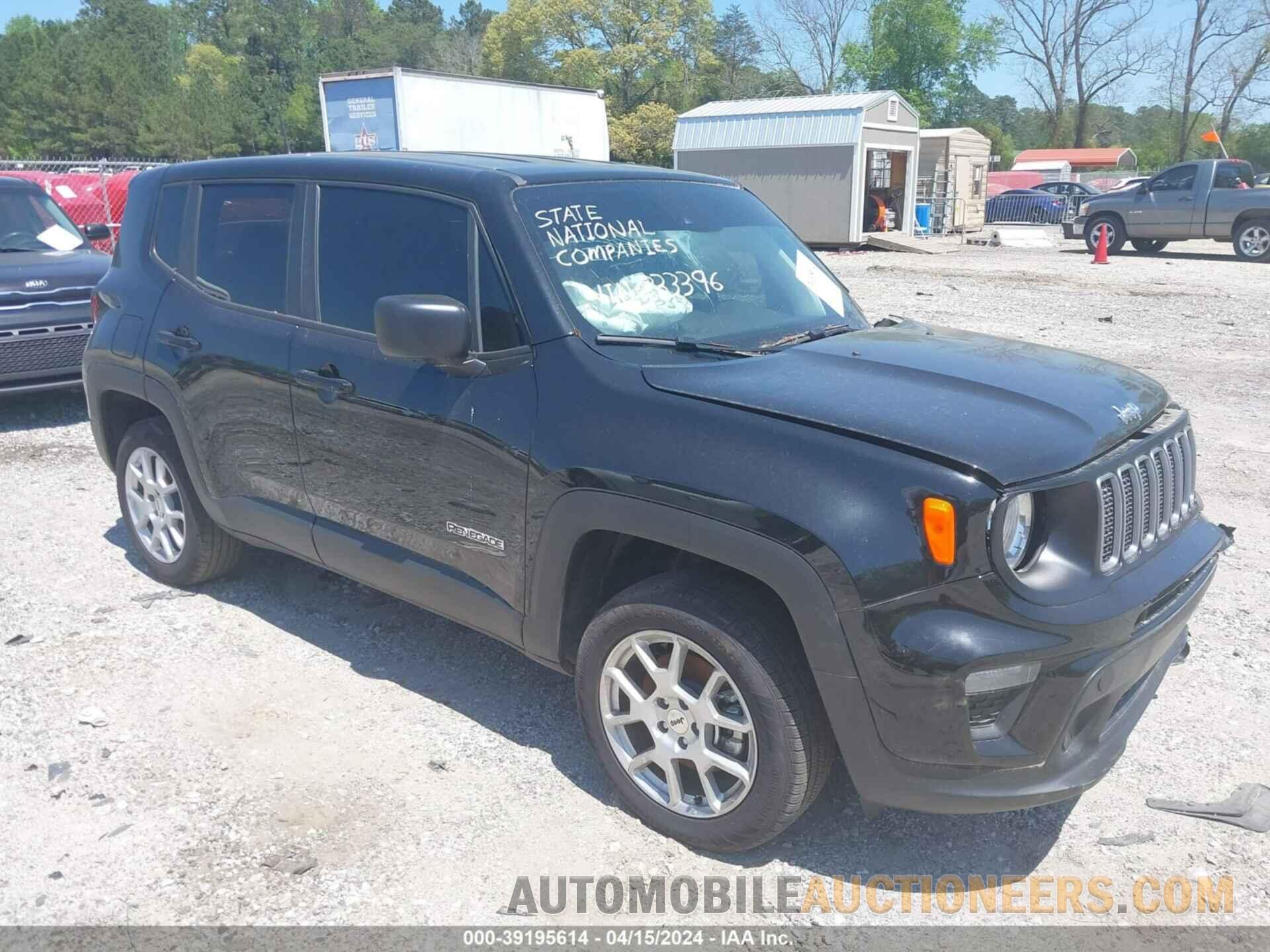 ZACNJDB18PPP33396 JEEP RENEGADE 2023