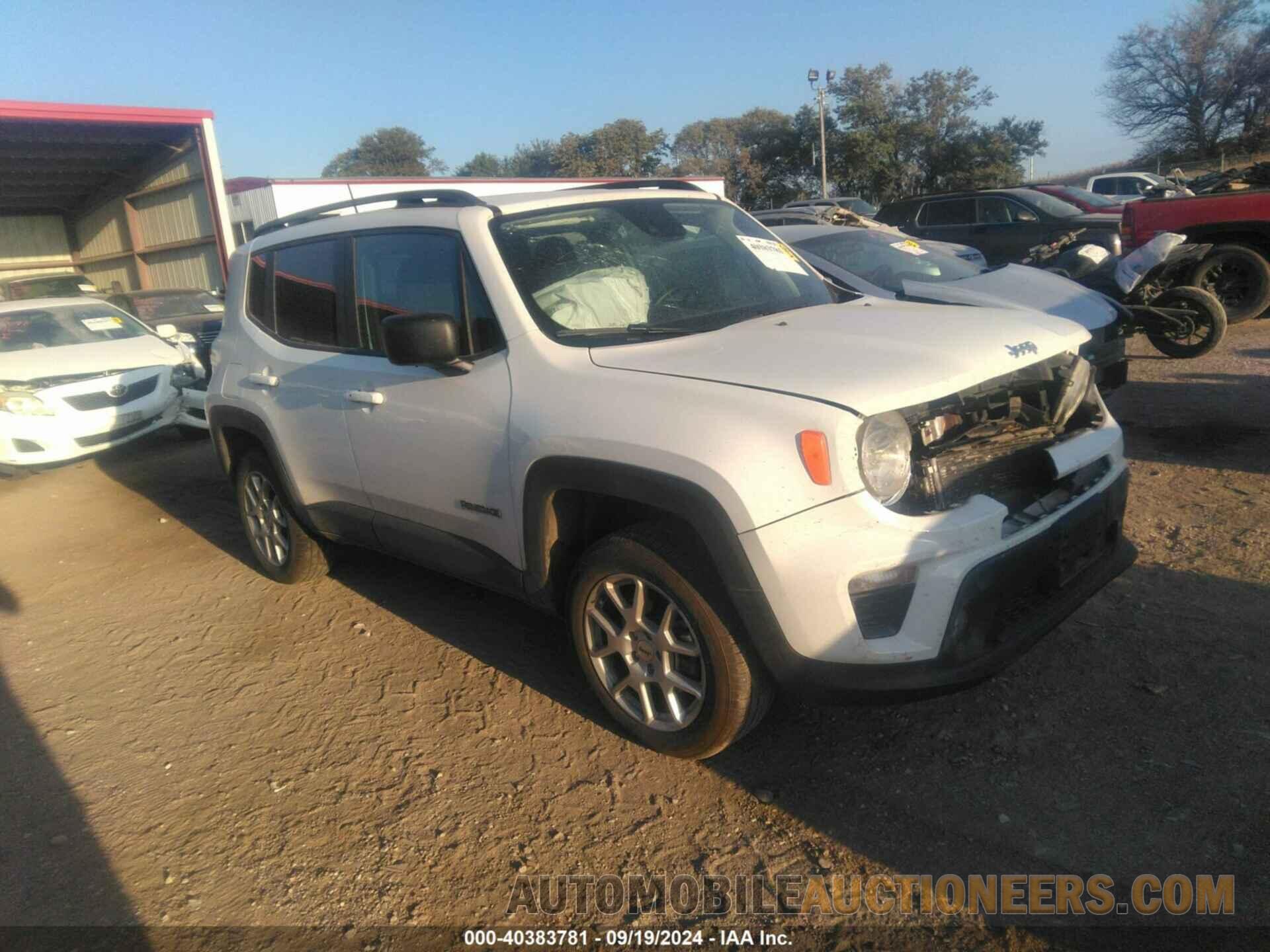 ZACNJDB19NPN43166 JEEP RENEGADE 2022