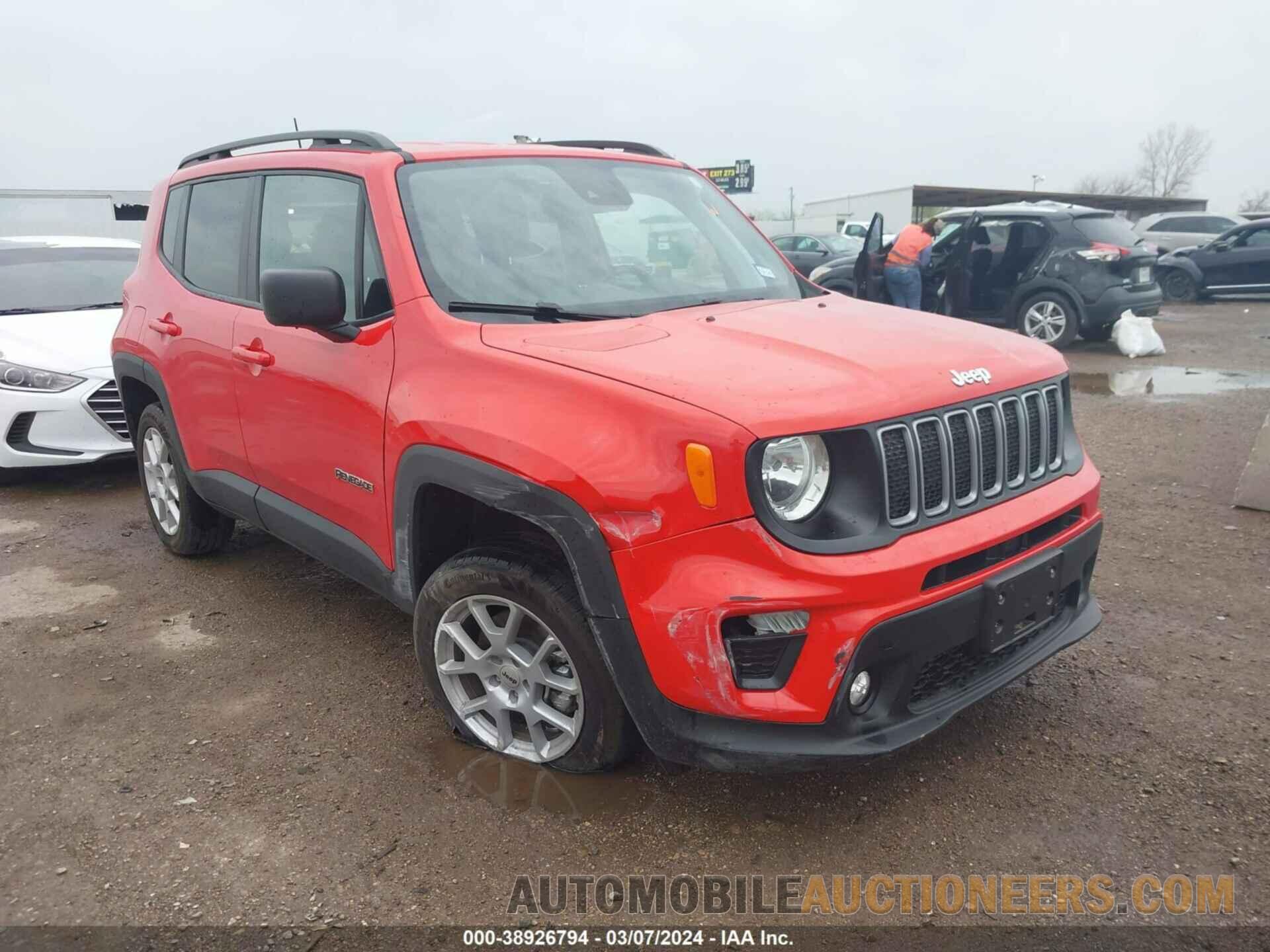 ZACNJDB19NPN83120 JEEP RENEGADE 2022