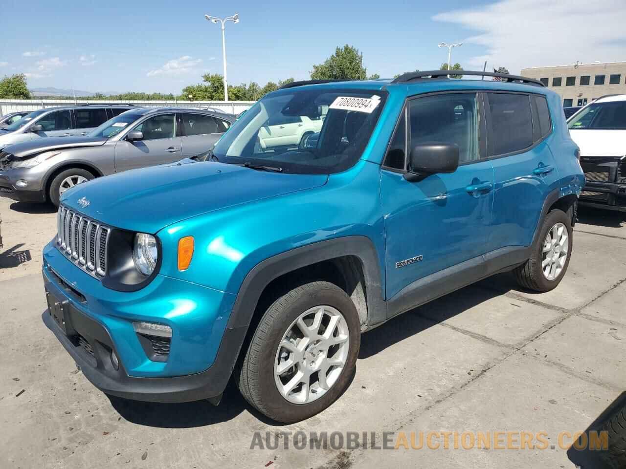 ZACNJDB1XNPN60011 JEEP RENEGADE 2022