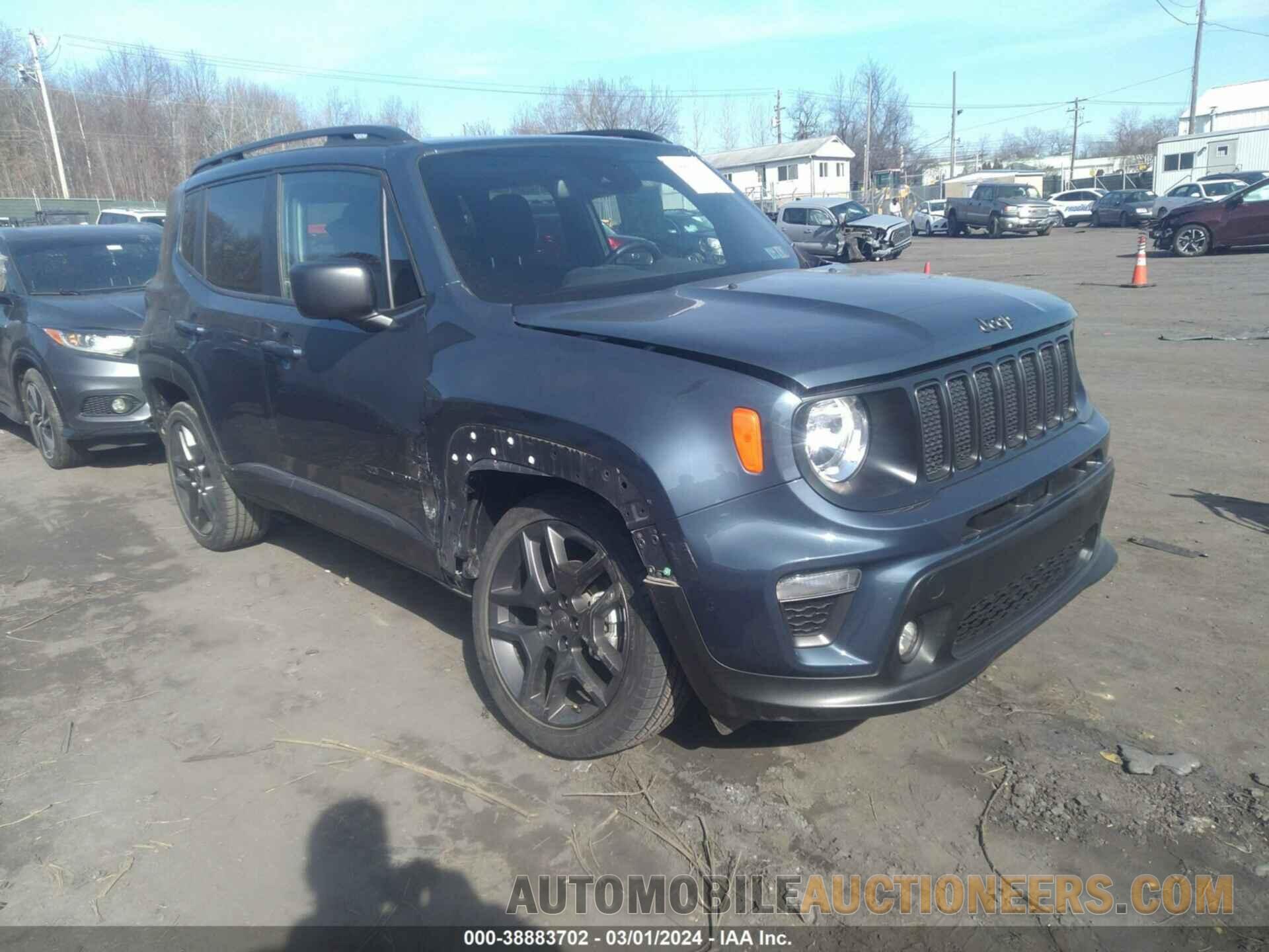 ZACNJDBB0MPM79932 JEEP RENEGADE 2021