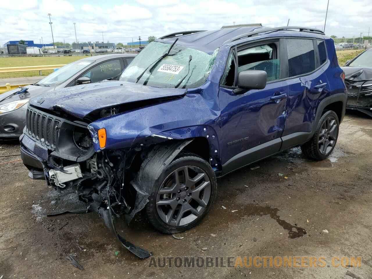 ZACNJDBB1MPM34773 JEEP RENEGADE 2021