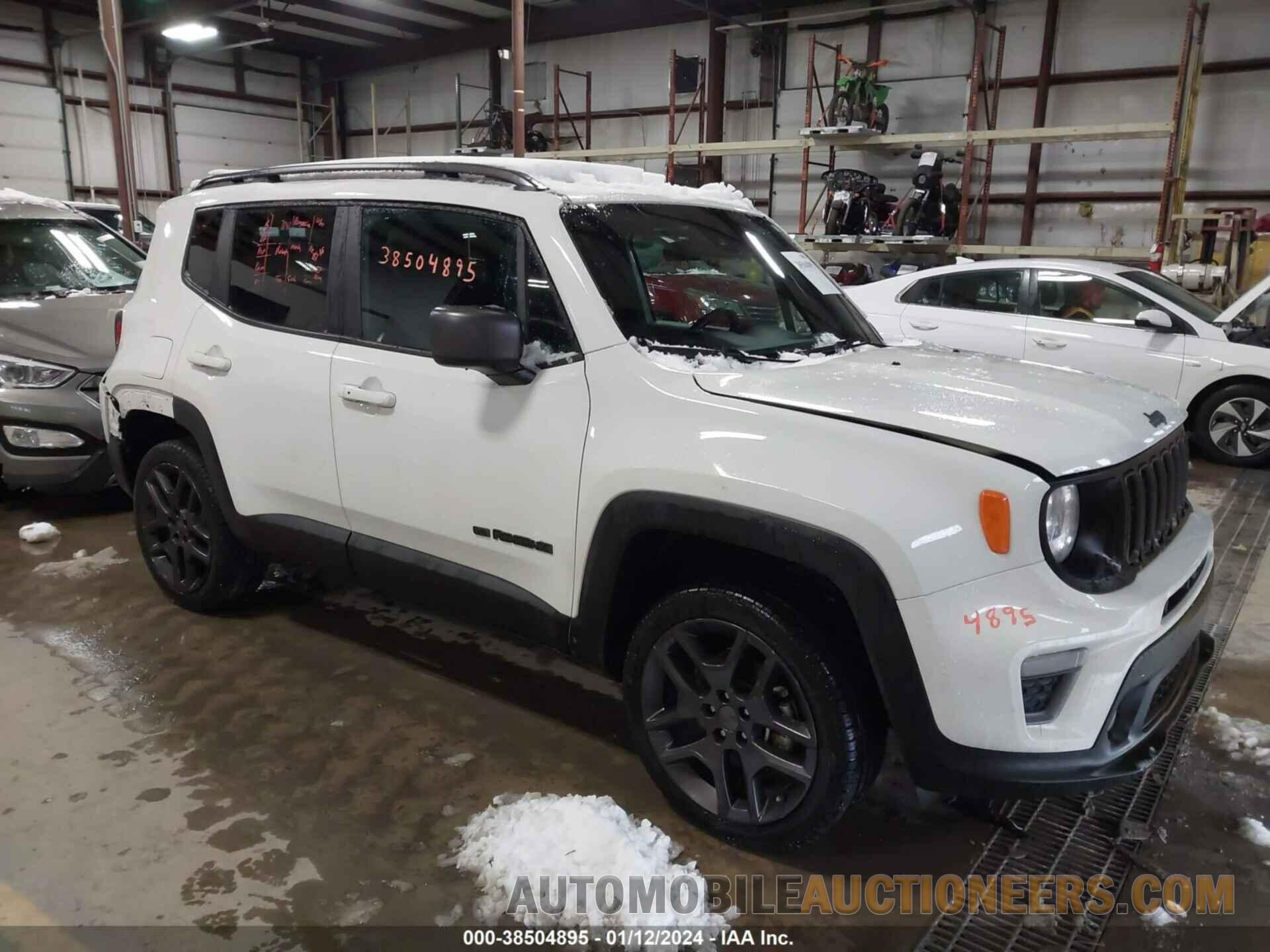 ZACNJDBB1MPM63058 JEEP RENEGADE 2021