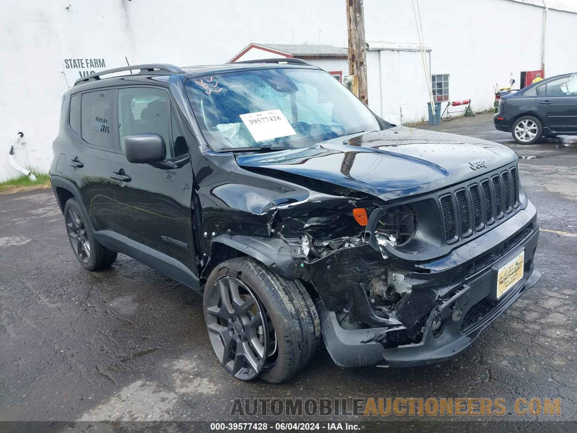 ZACNJDBB1MPM72150 JEEP RENEGADE 2021