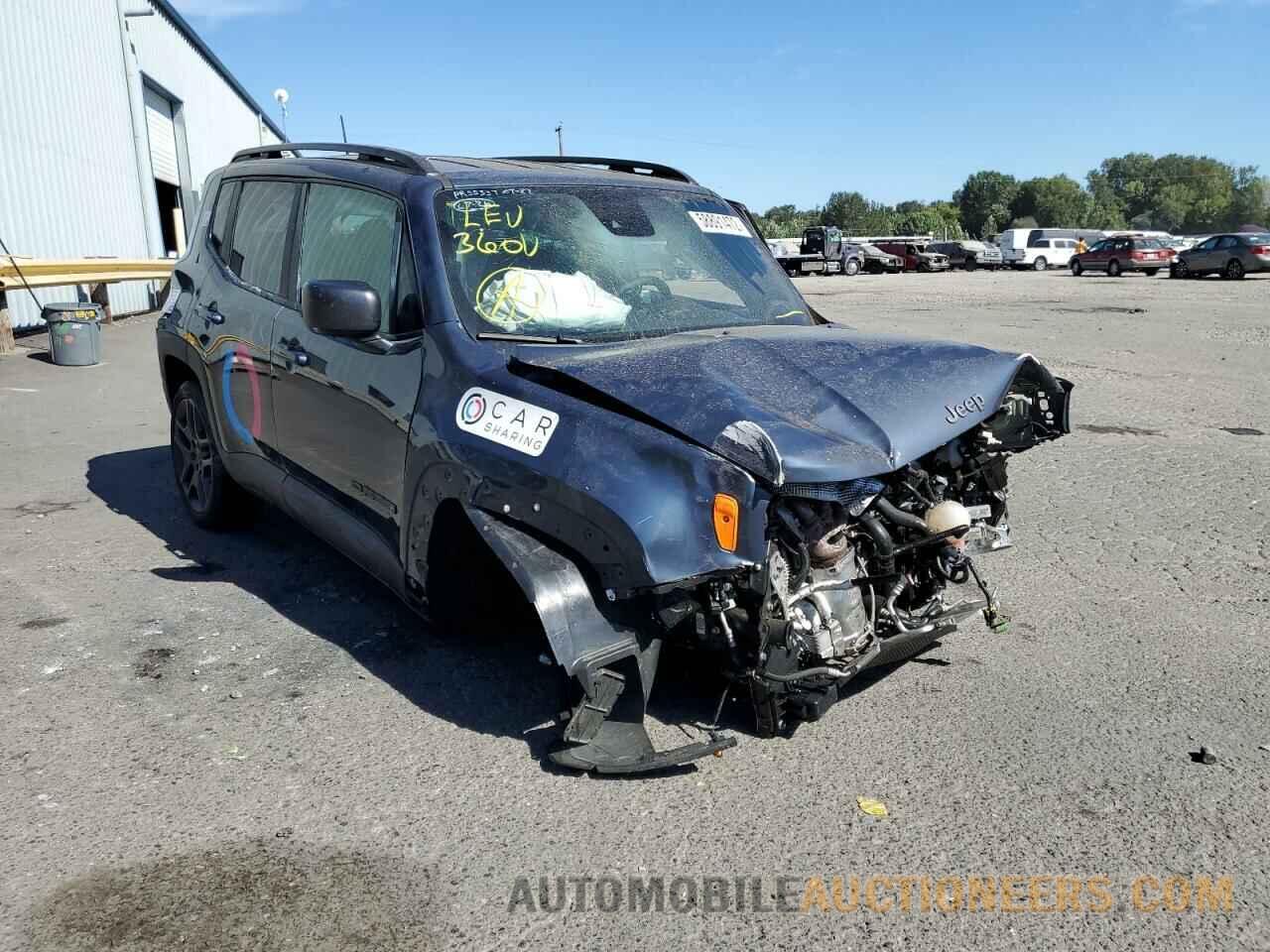 ZACNJDBB2MPM72187 JEEP RENEGADE 2021