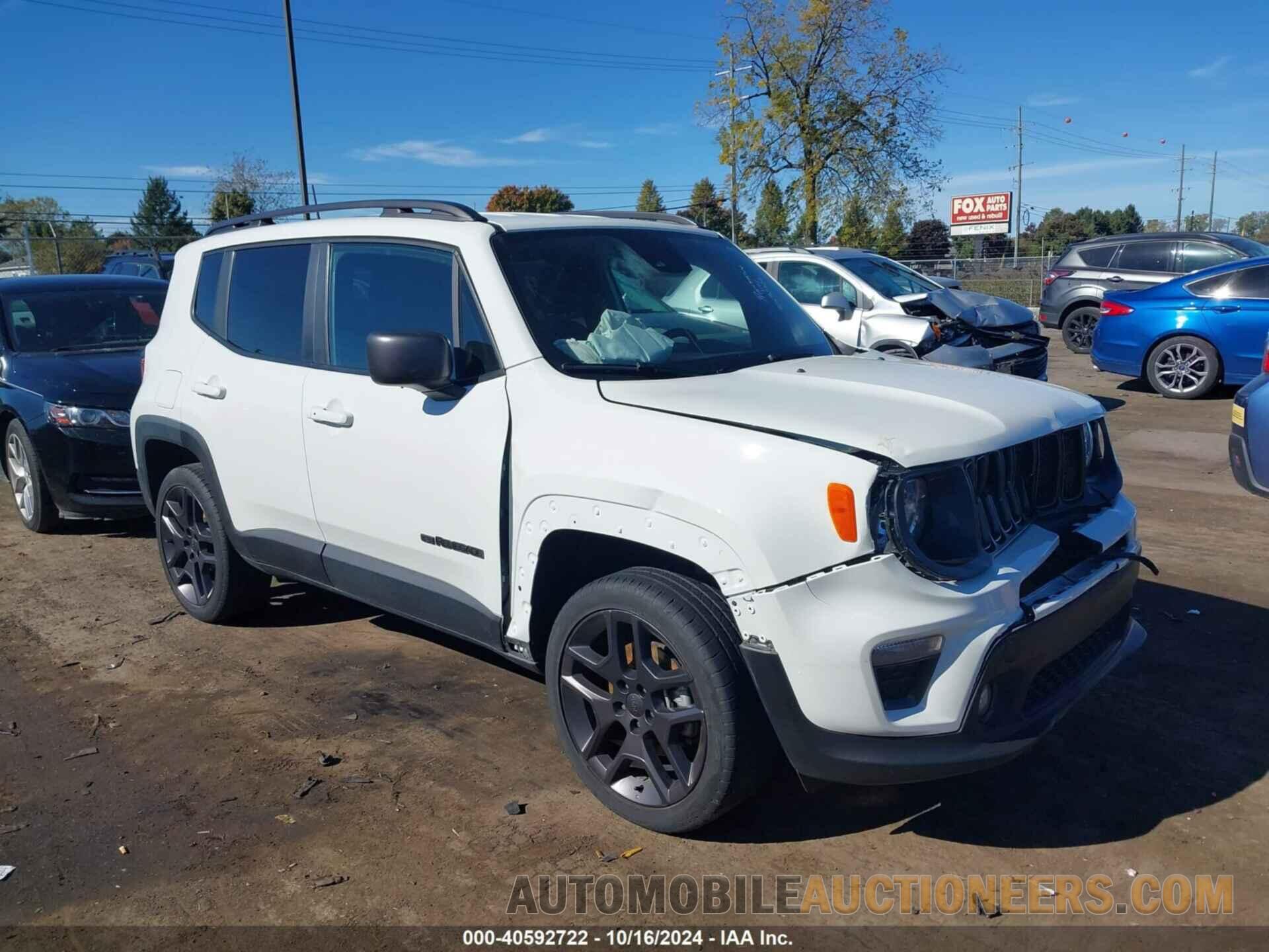 ZACNJDBB2MPN33215 JEEP RENEGADE 2021