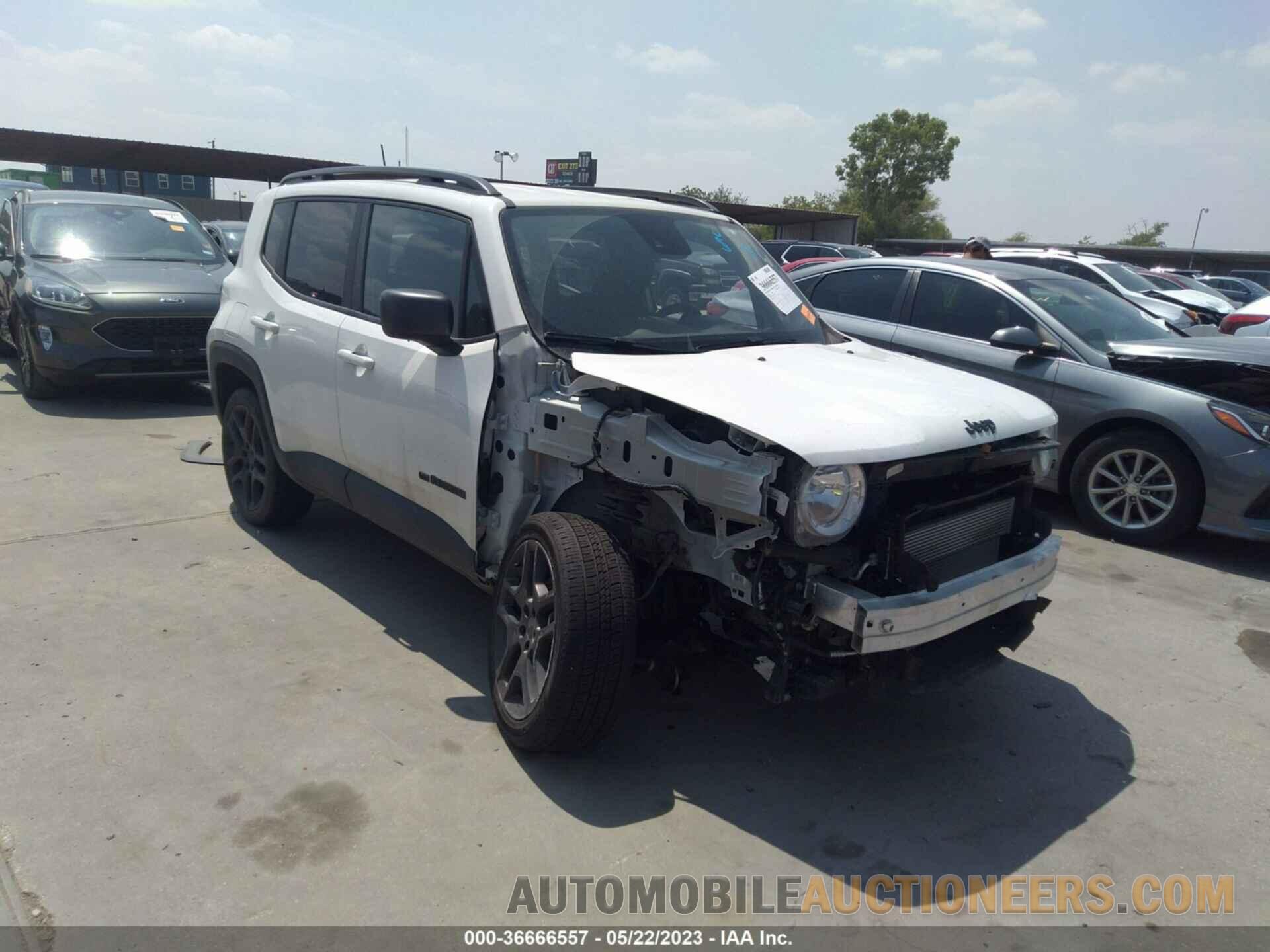 ZACNJDBB3MPN27066 JEEP RENEGADE 2021