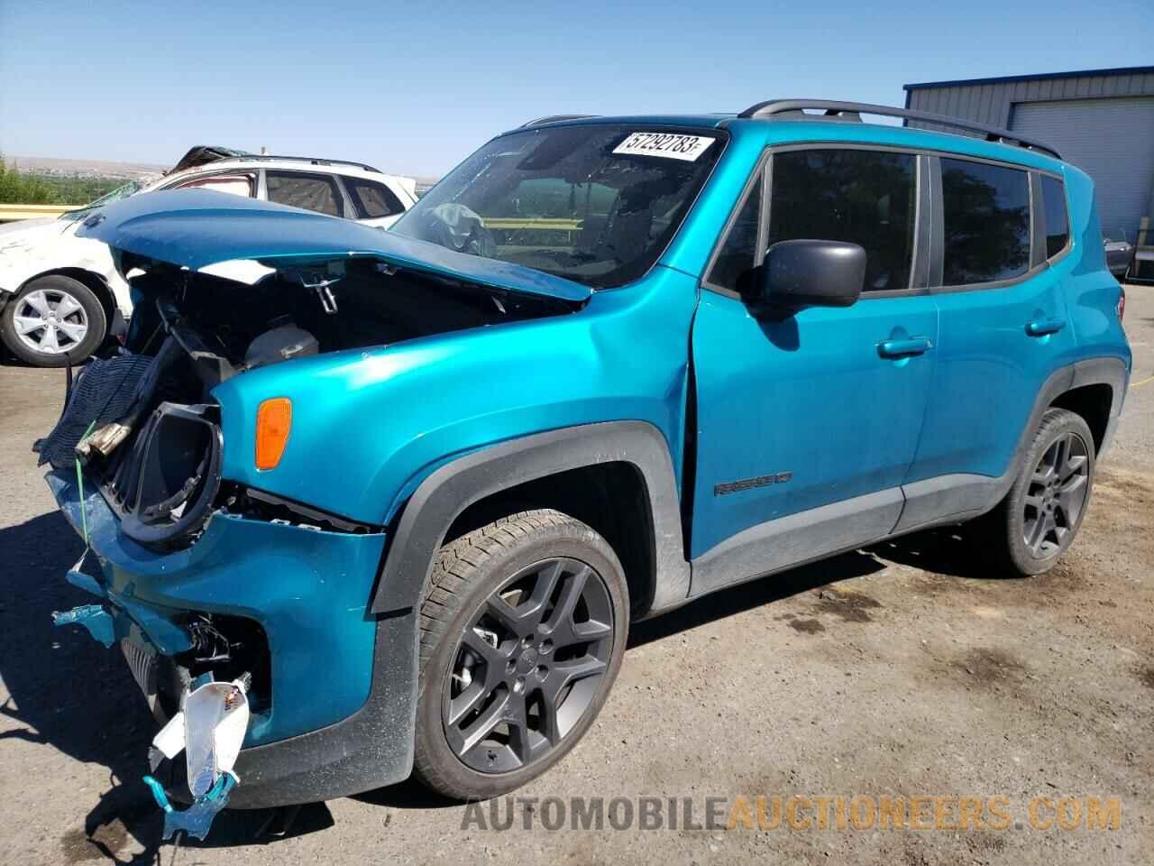 ZACNJDBB6MPM92202 JEEP RENEGADE 2021