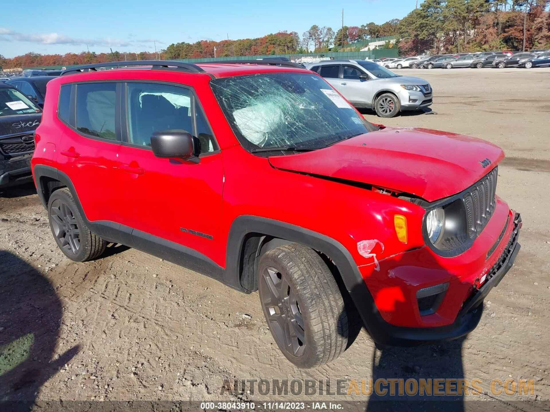 ZACNJDBB7MPM63808 JEEP RENEGADE 2021