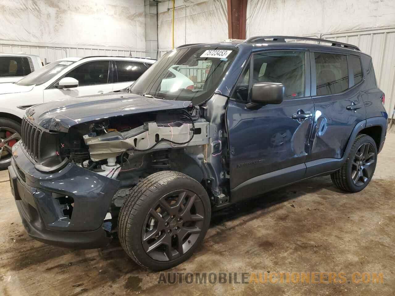 ZACNJDBB7MPM72072 JEEP RENEGADE 2021